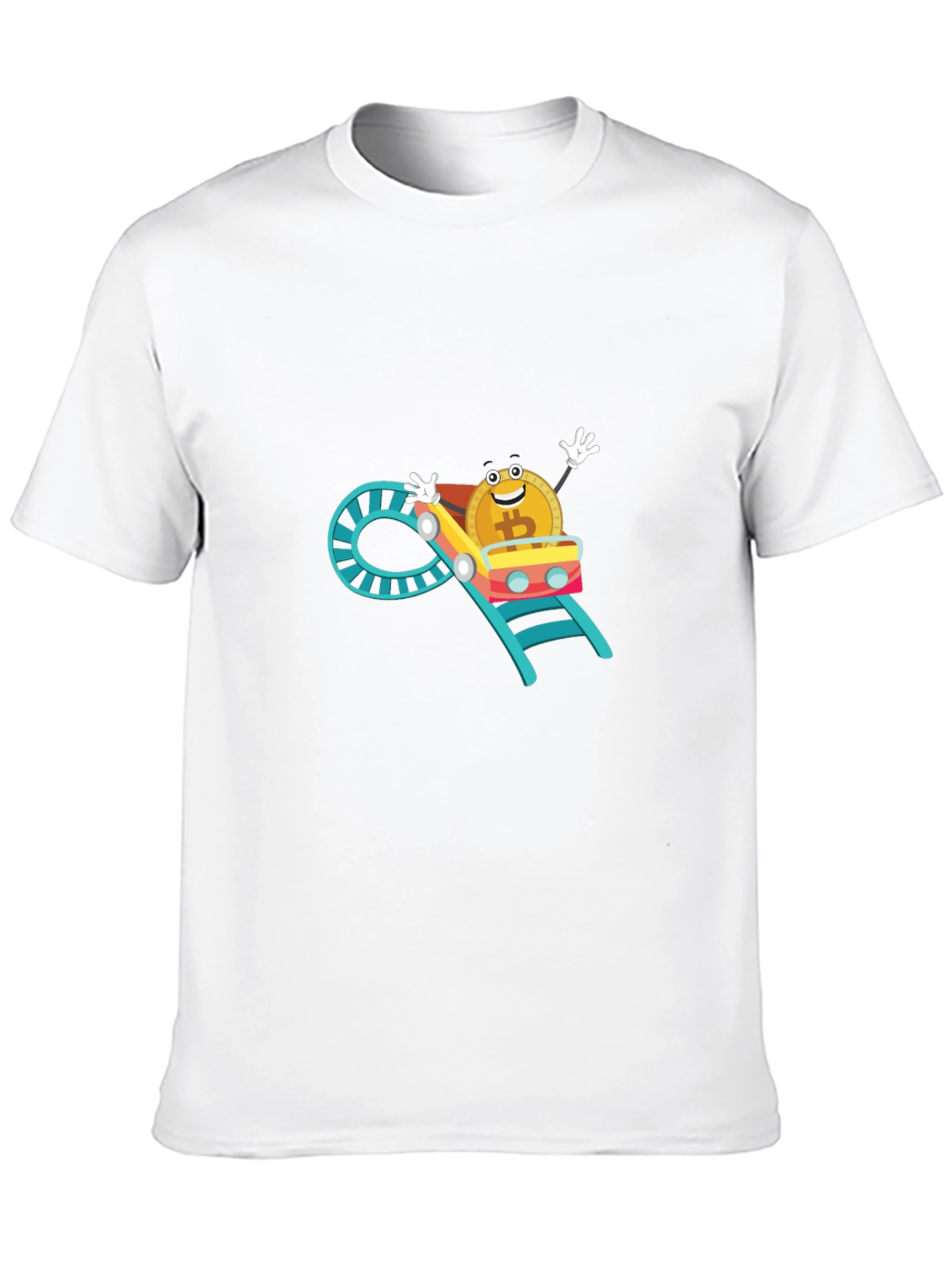 Bitcoin Rollercoaster T-Shirt - Crypto Humor Tee