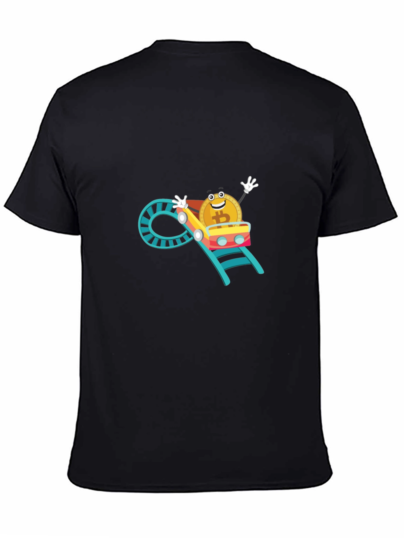 Bitcoin Rollercoaster T-Shirt - Crypto Humor Tee