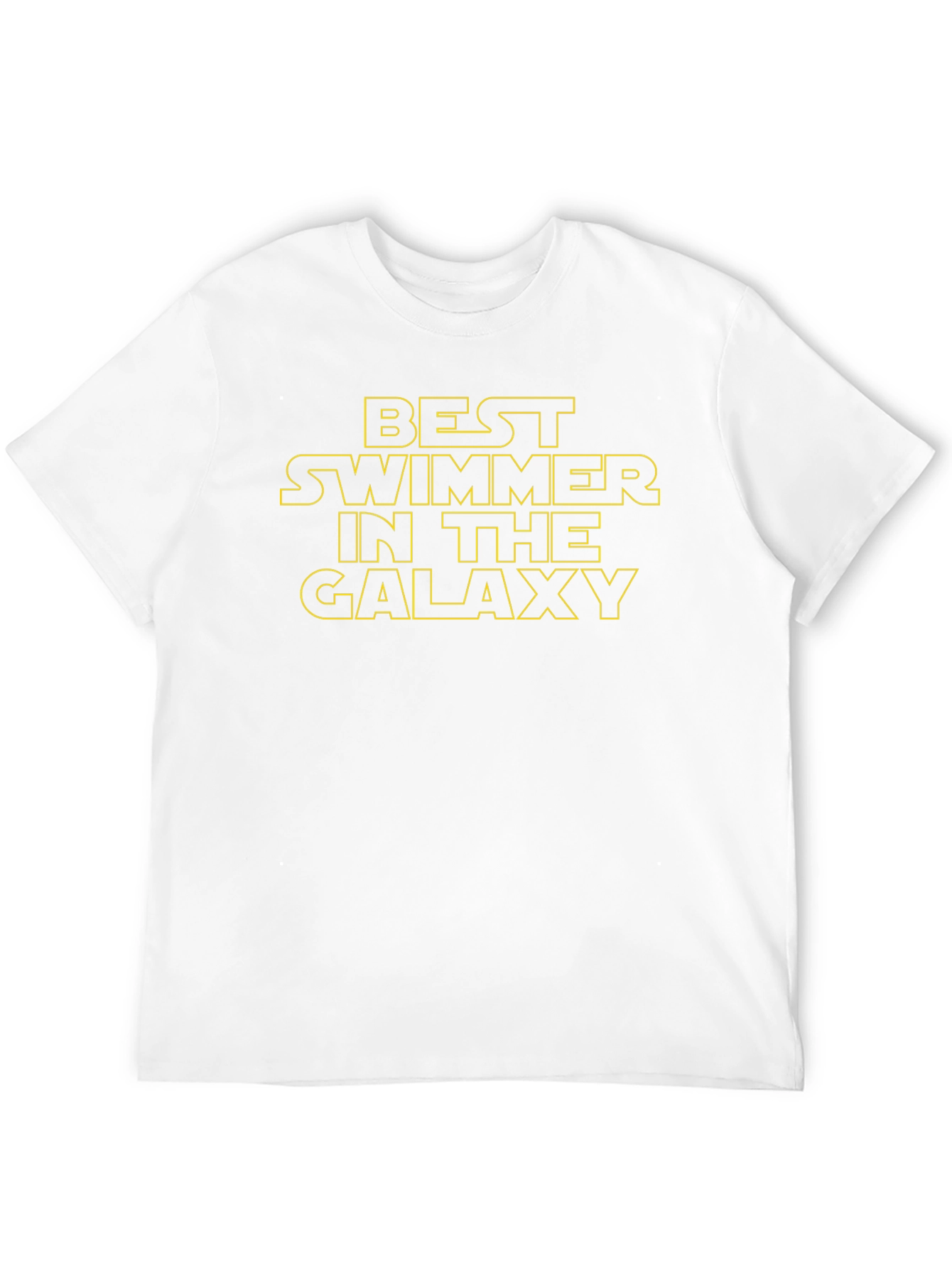Best Swimmer in the Galaxy Black T-Shirt