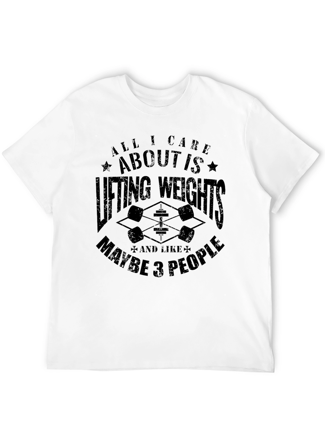 Lifting Weights Graphic T-Shirt - Gym & Fitness Apparel