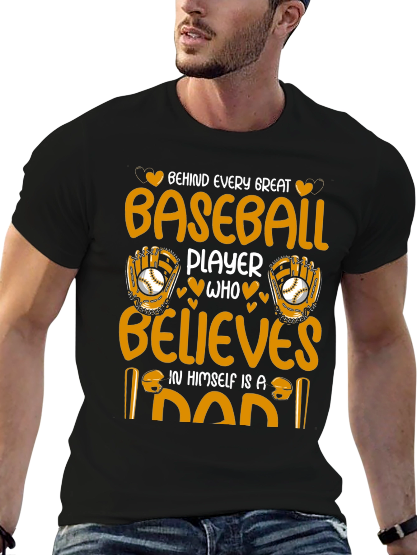 Baseball Dad T-Shirt: Great Player Believer