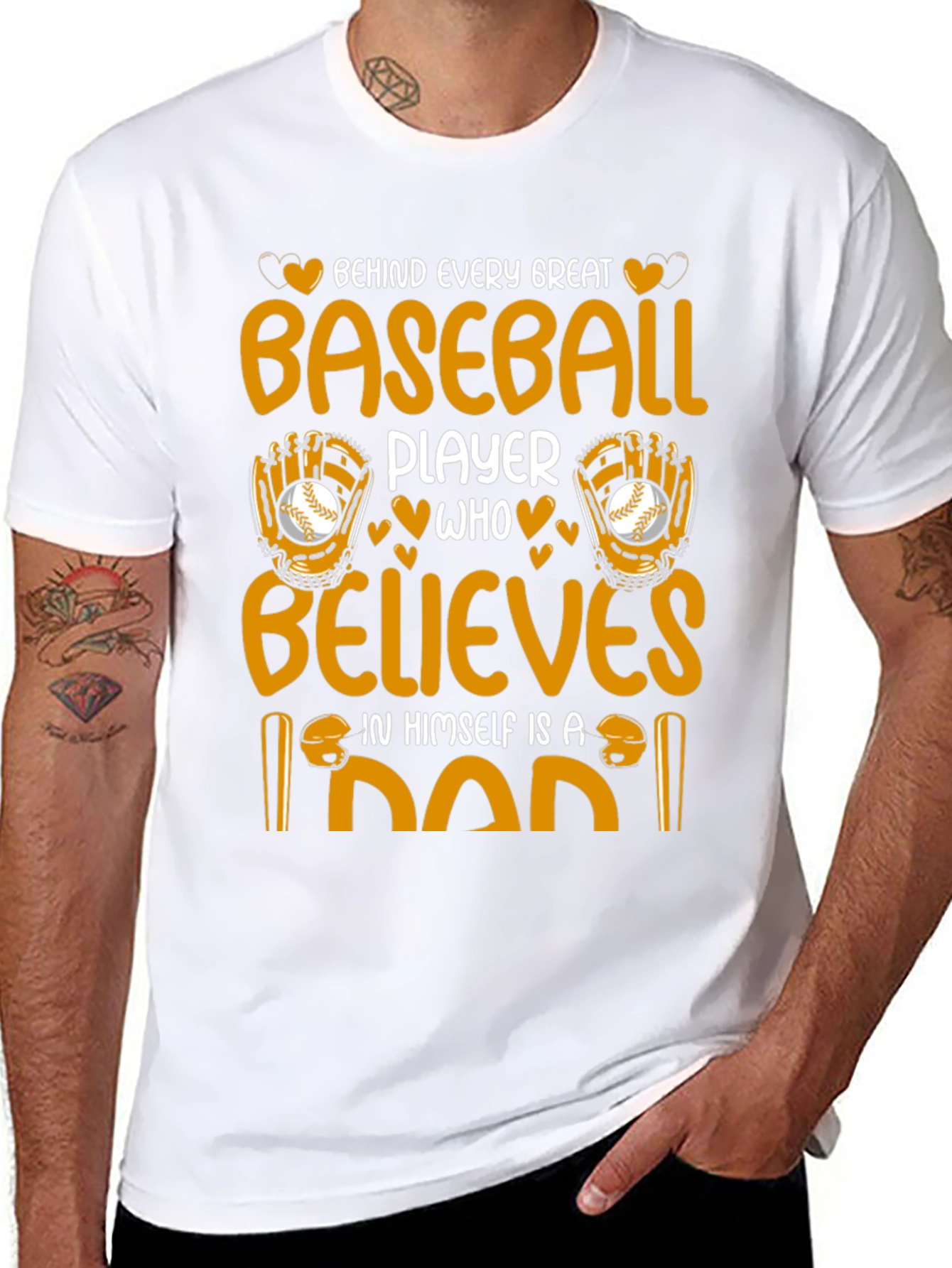 Baseball Dad T-Shirt: Great Player Believer