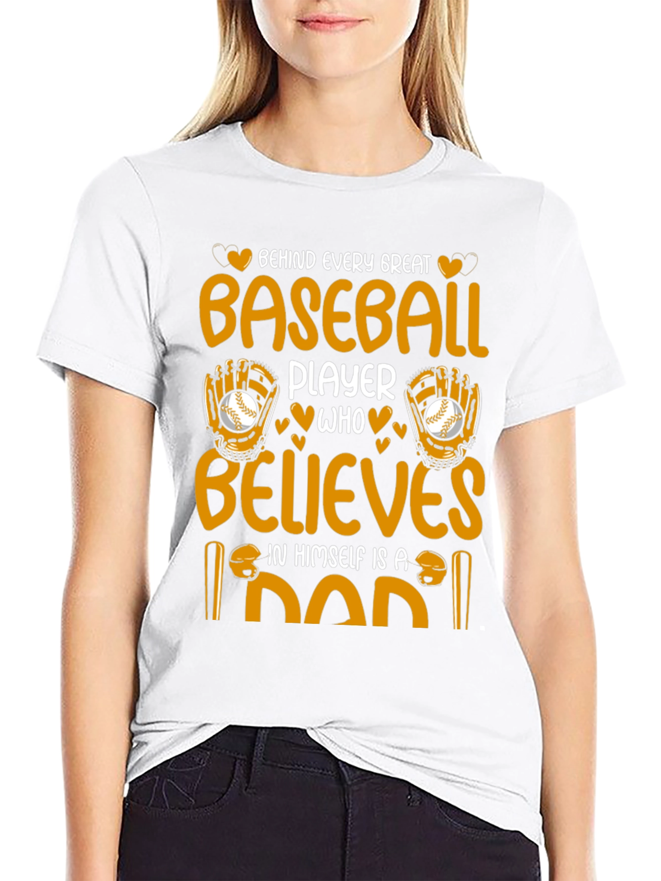 Baseball Dad T-Shirt: Great Player Believer