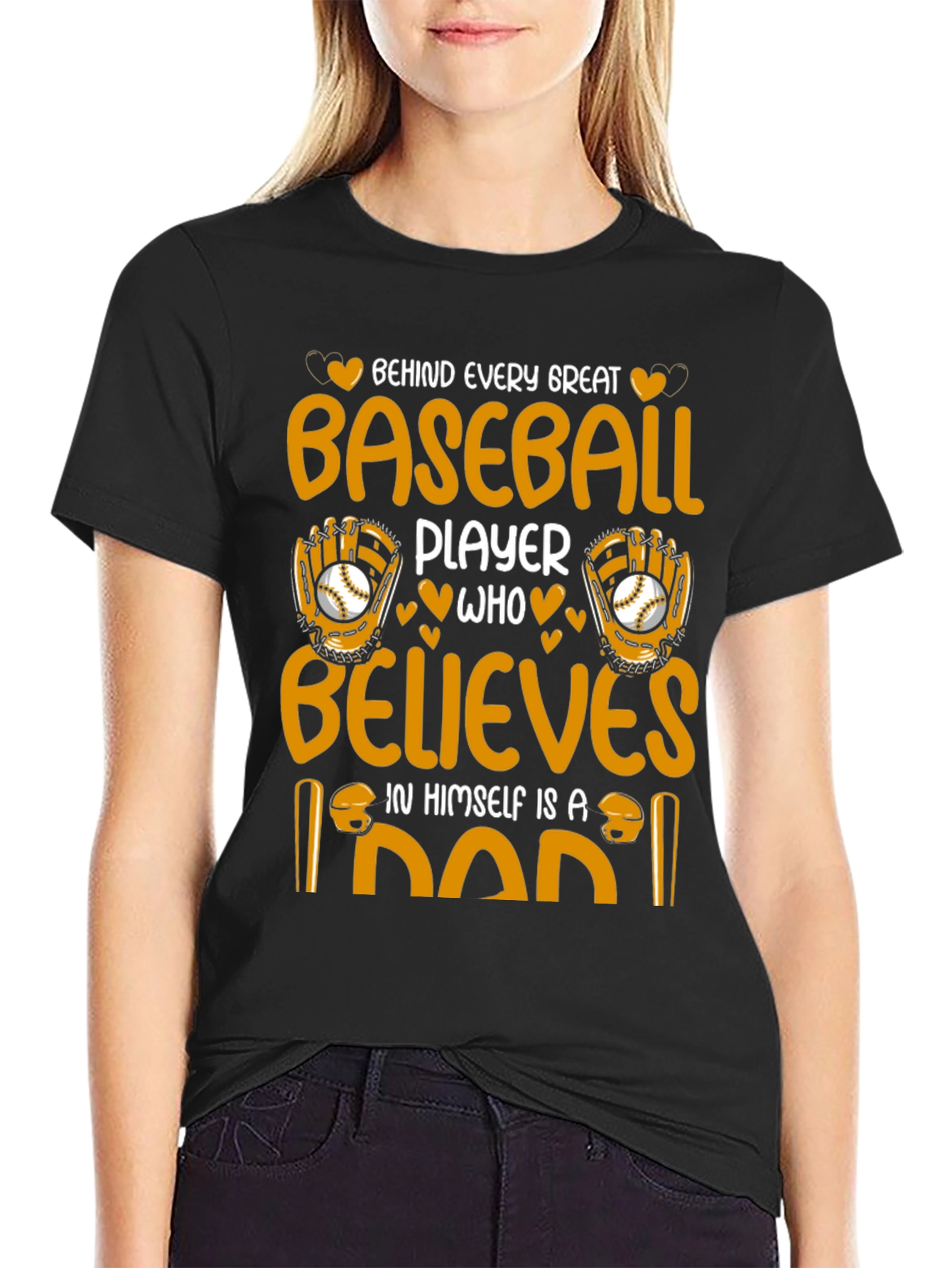 Baseball Dad T-Shirt: Great Player Believer