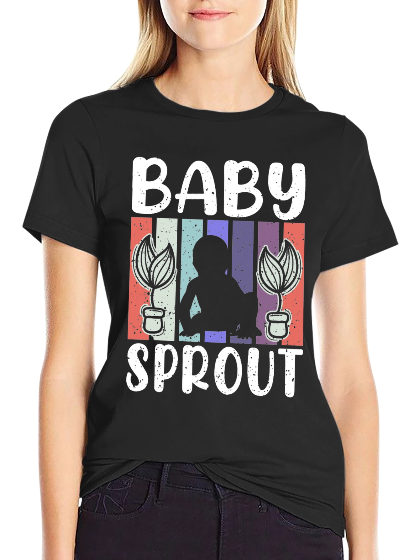 Baby Sprout T-Shirt Cute Newborn Plant Tee