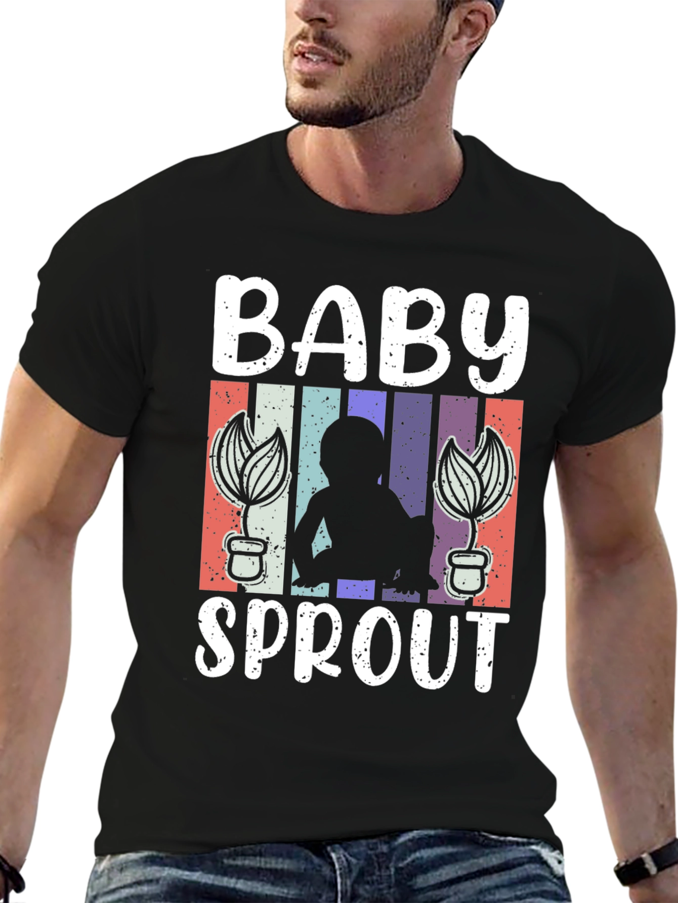 Baby Sprout T-Shirt Cute Newborn Plant Tee