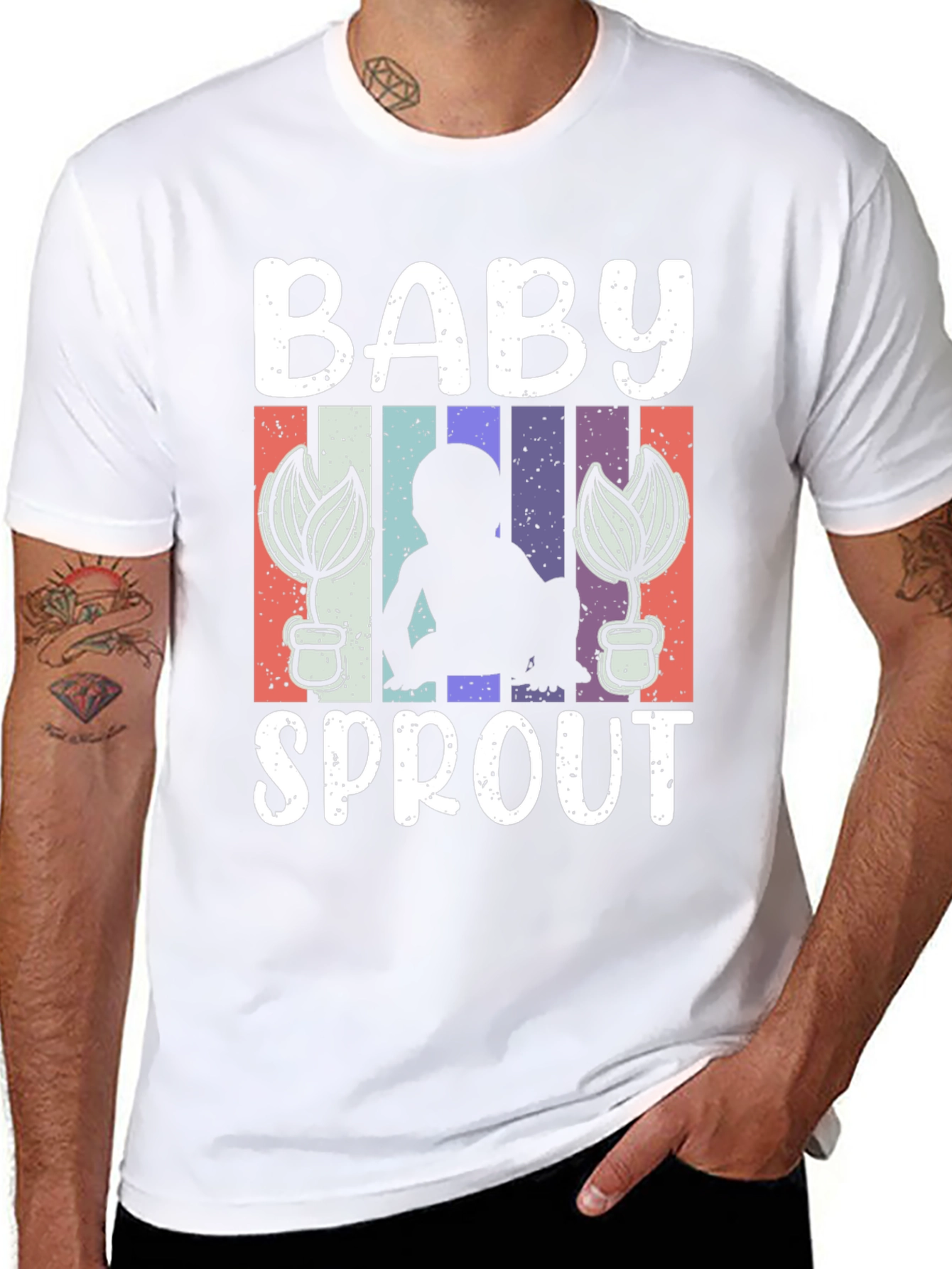 Baby Sprout T-Shirt Cute Newborn Plant Tee