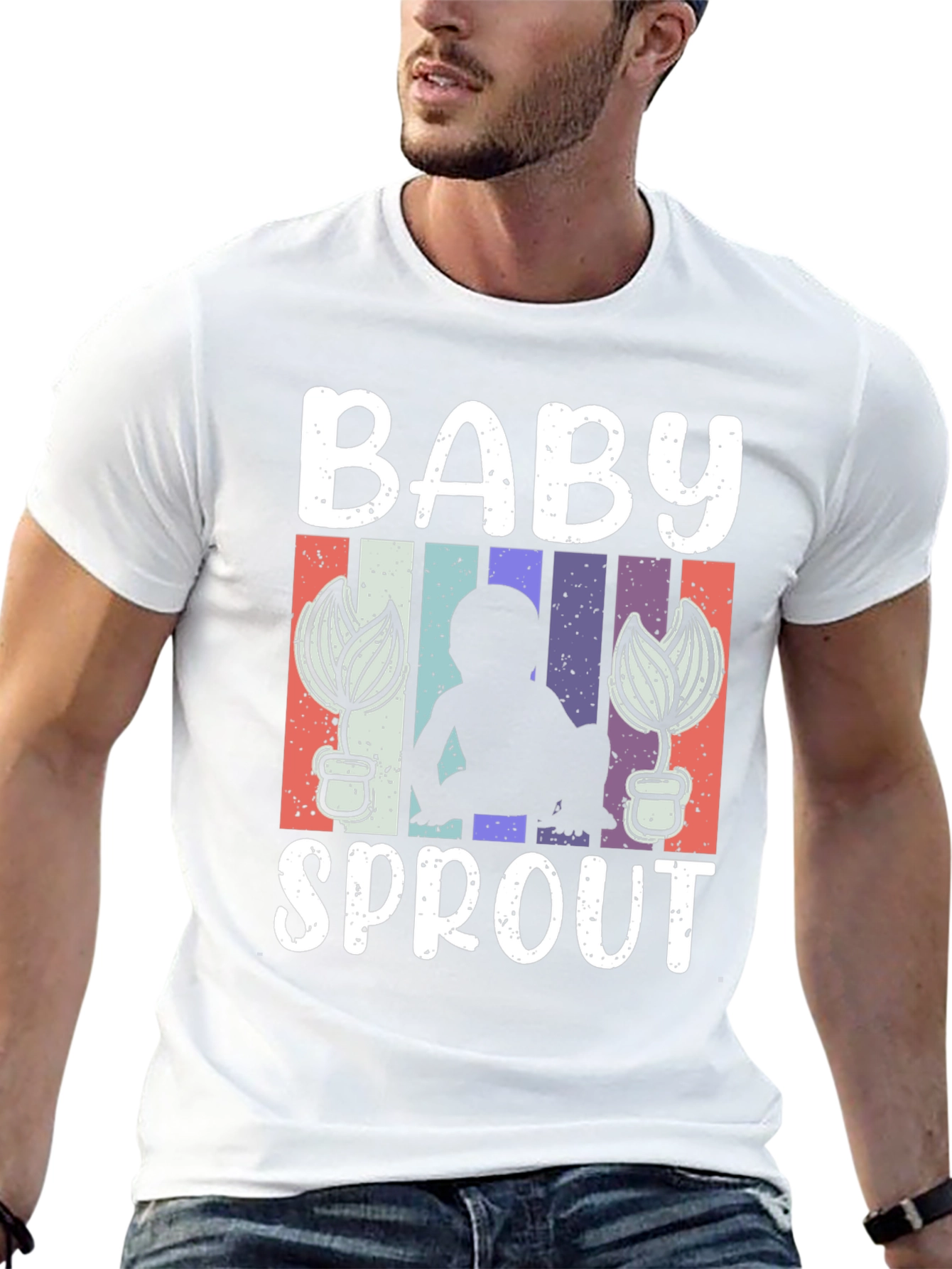 Baby Sprout T-Shirt Cute Newborn Plant Tee