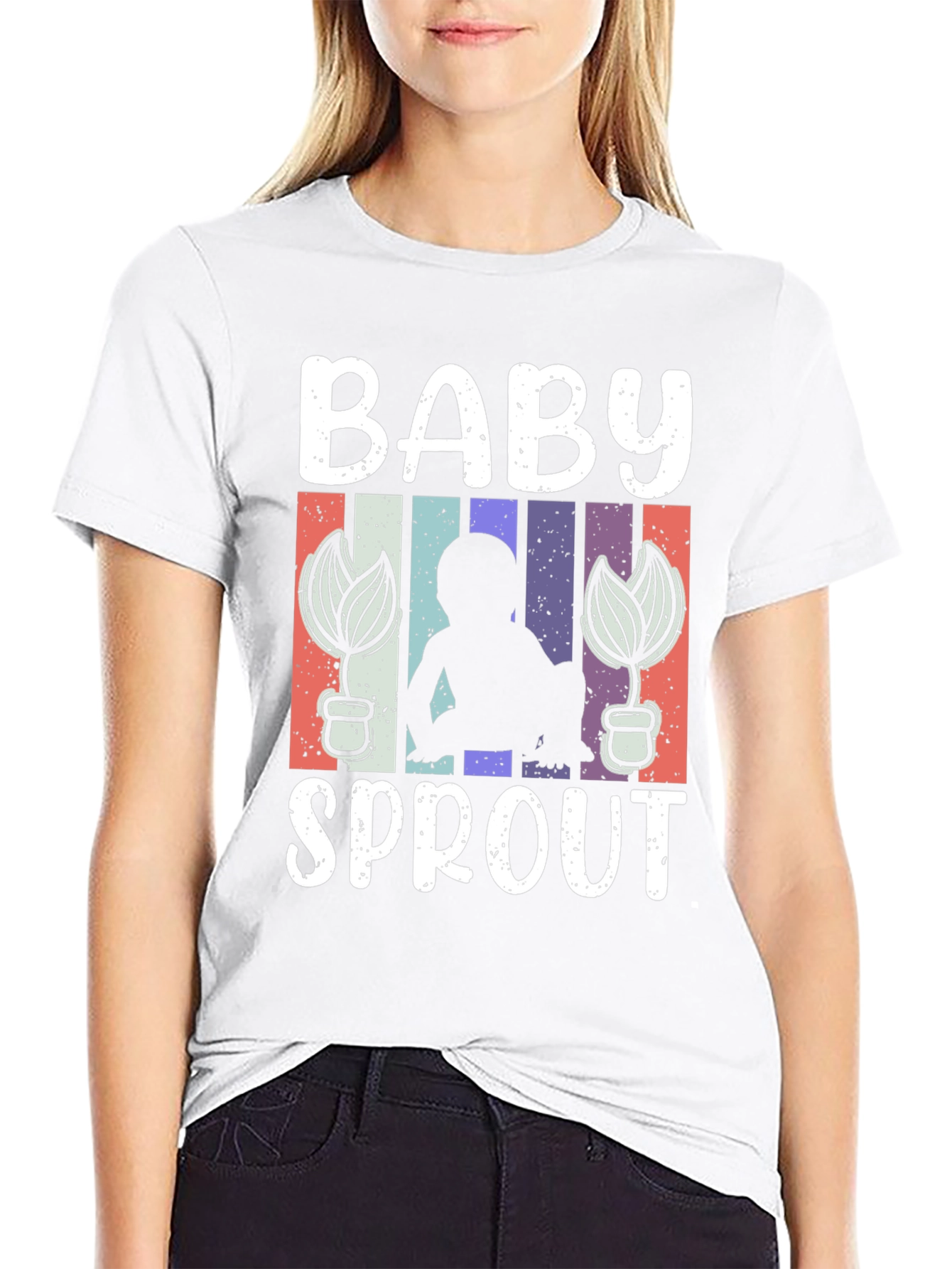 Baby Sprout T-Shirt Cute Newborn Plant Tee