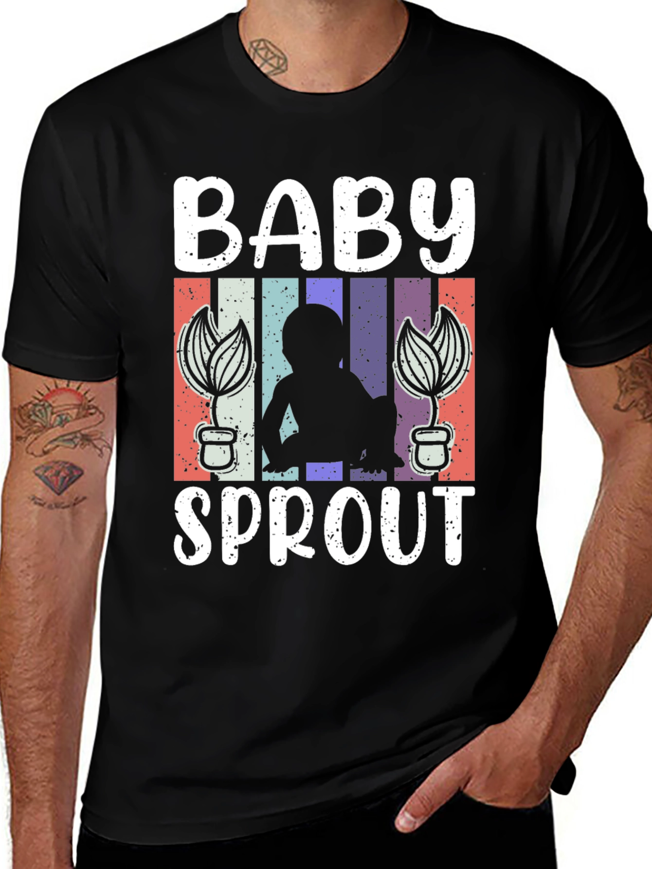 Baby Sprout T-Shirt Cute Newborn Plant Tee