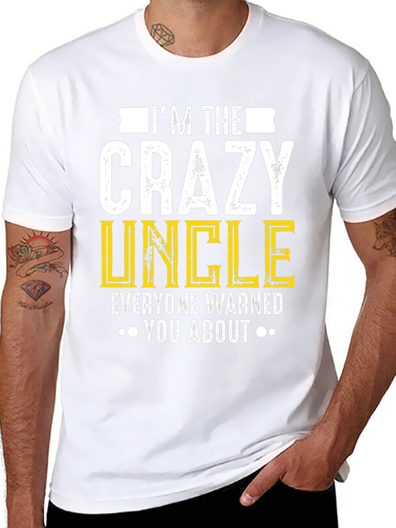 Crazy Uncle Graphic T-Shirt - Funny Uncle Gift