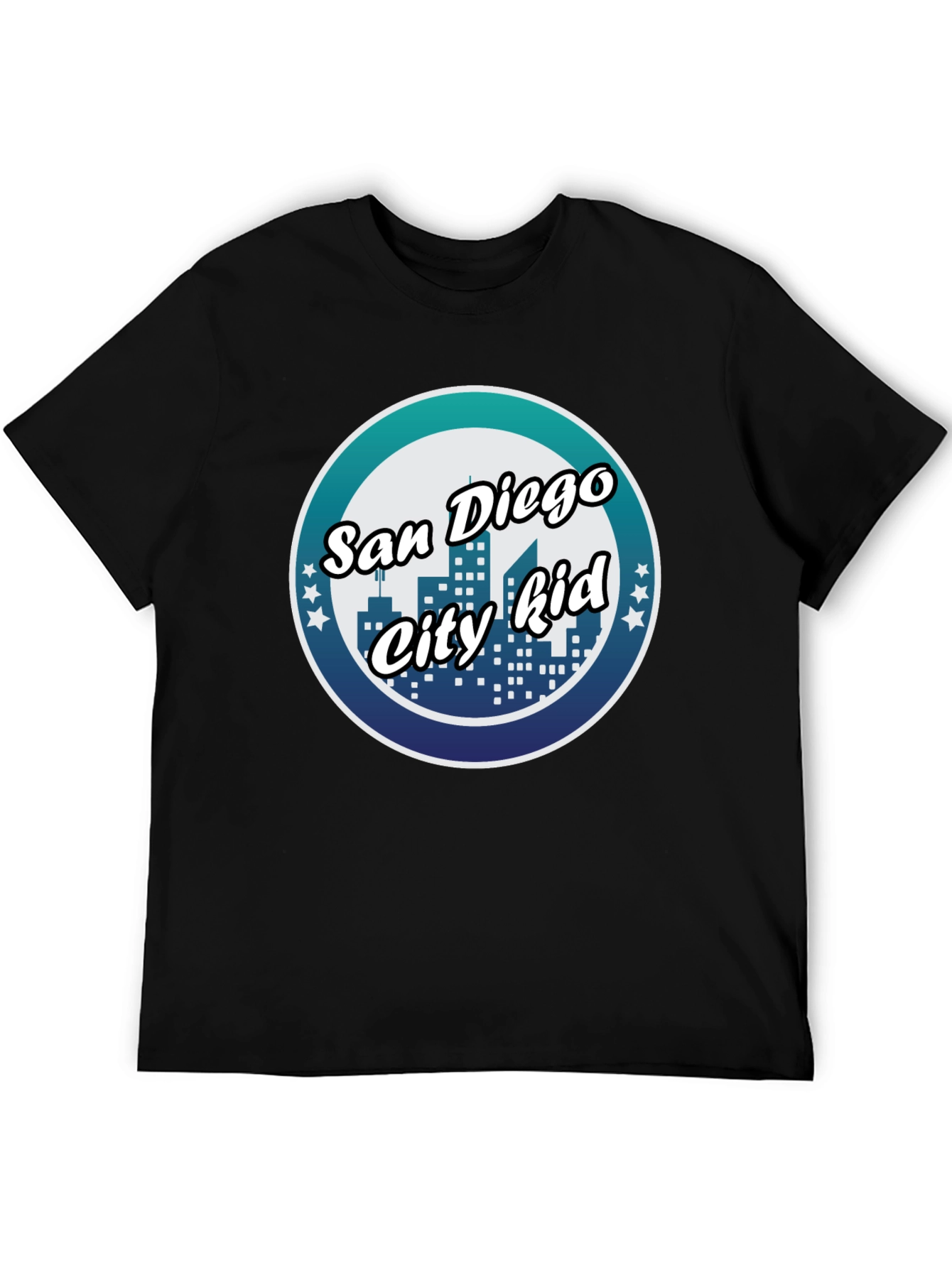San Diego City Kid Black T-Shirt