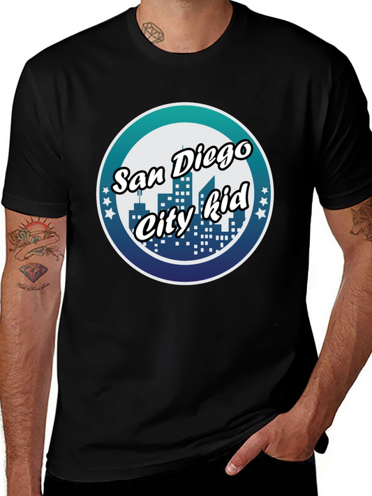 San Diego City Kid Black T-Shirt