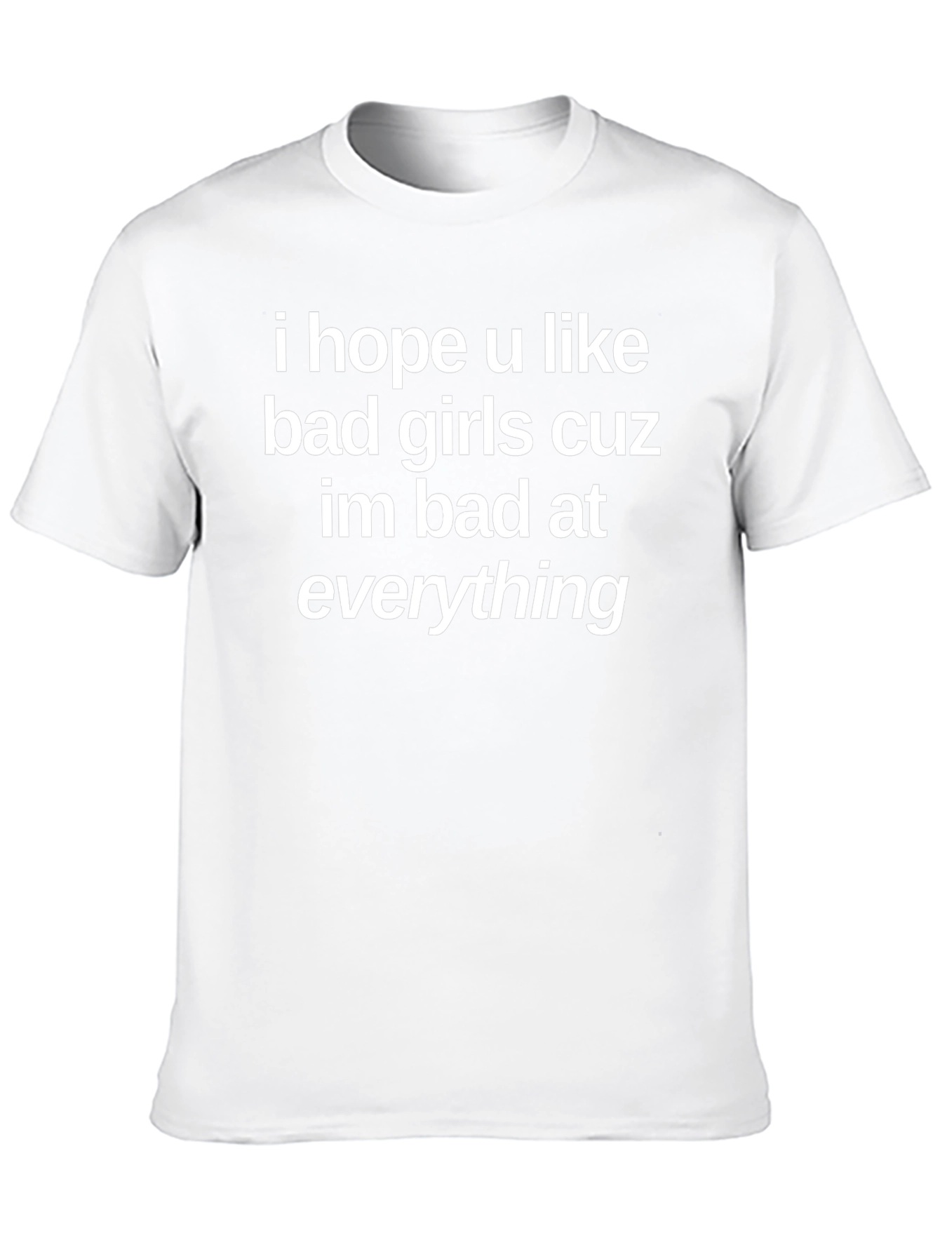 Funny Bad At Everything Black T-Shirt