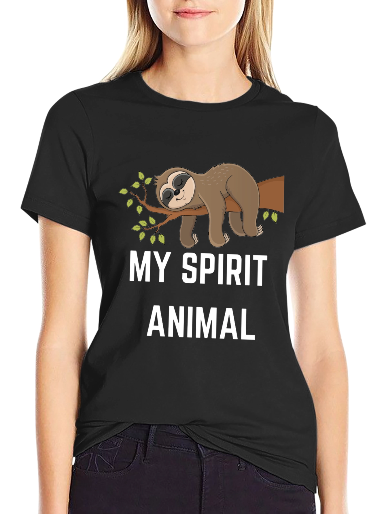 My Spirit Animal Sloth T-Shirt - Relaxed & Comfy