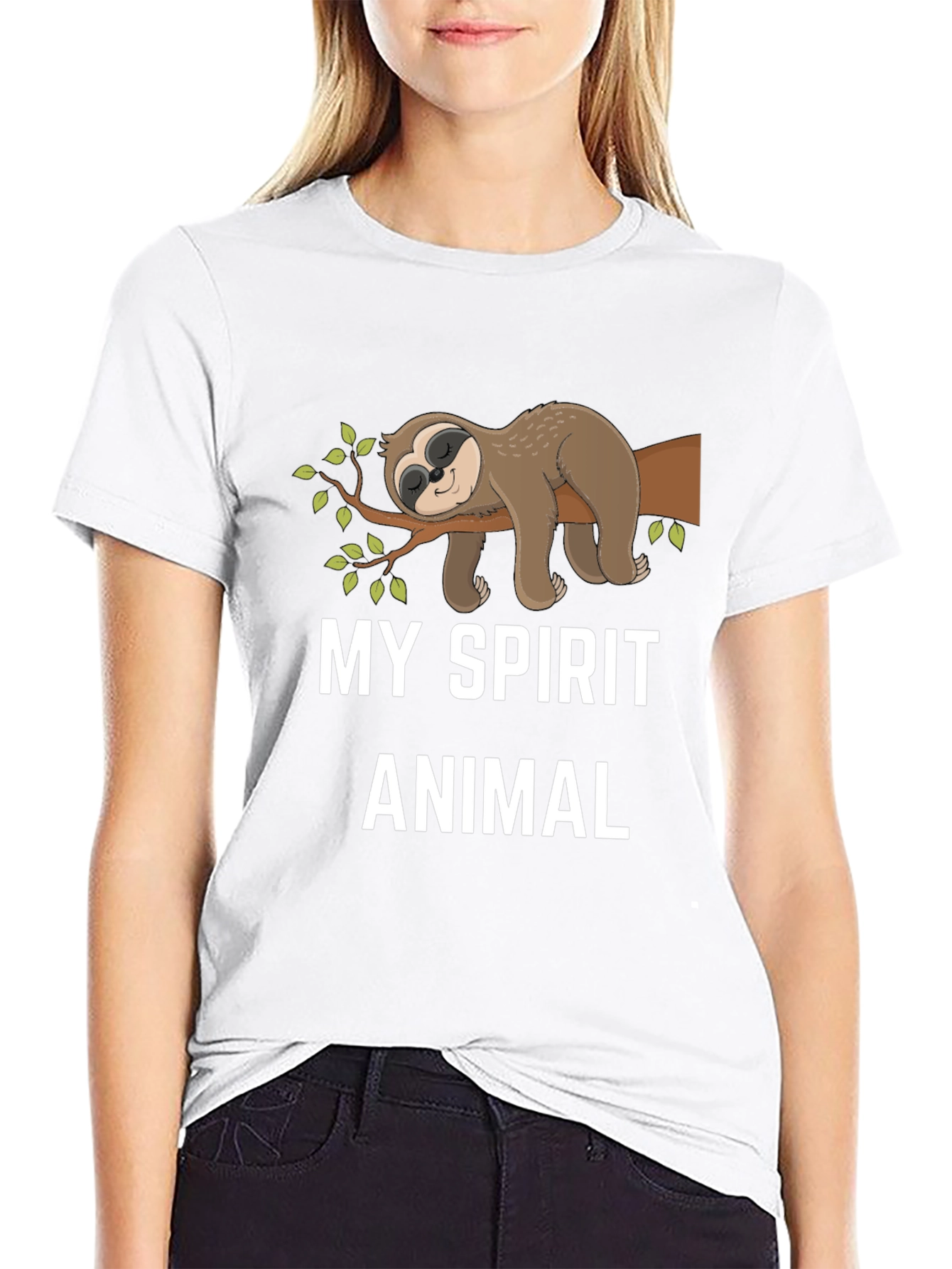 My Spirit Animal Sloth T-Shirt - Relaxed & Comfy