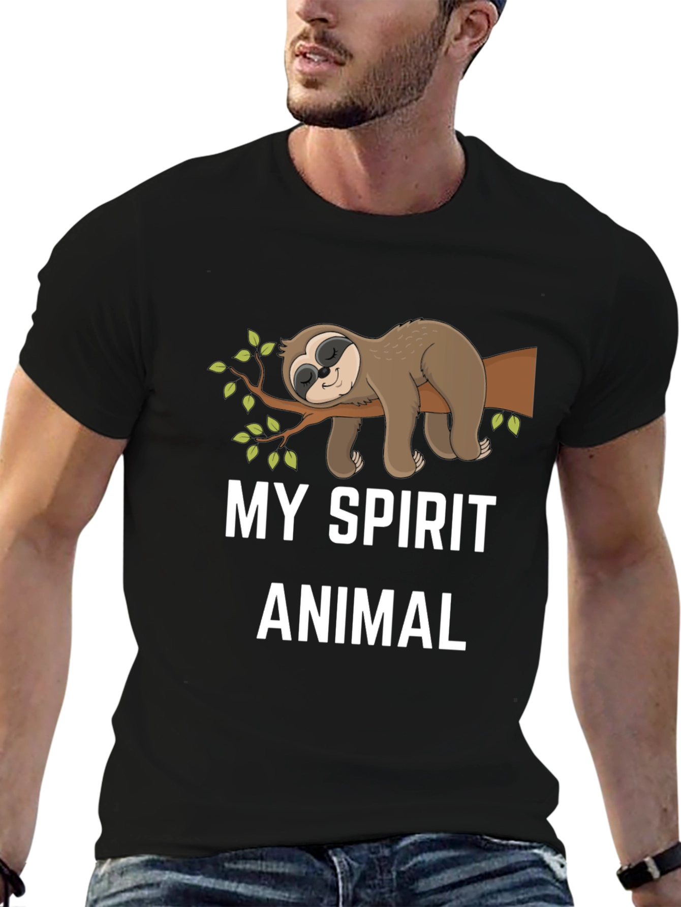 My Spirit Animal Sloth T-Shirt - Relaxed & Comfy