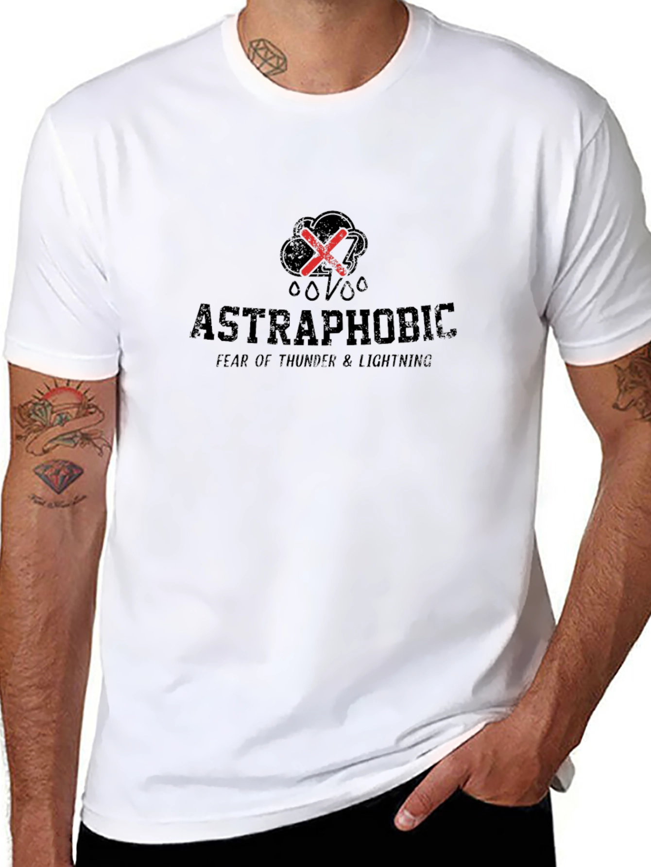 Astraphobic Thunder & Lightning Fear T-Shirt
