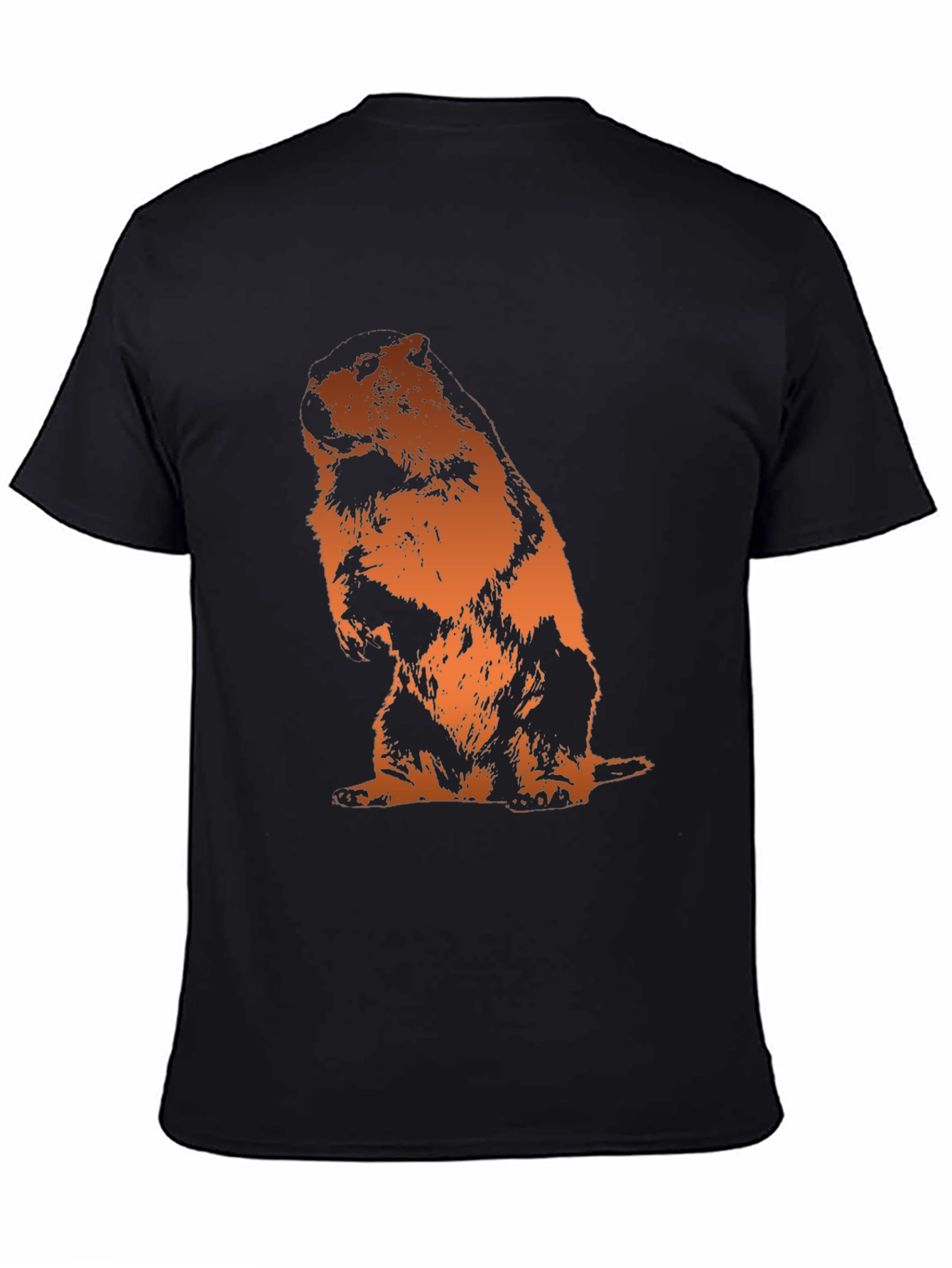 Groundhog T-Shirt - Mens Black Graphic Tee