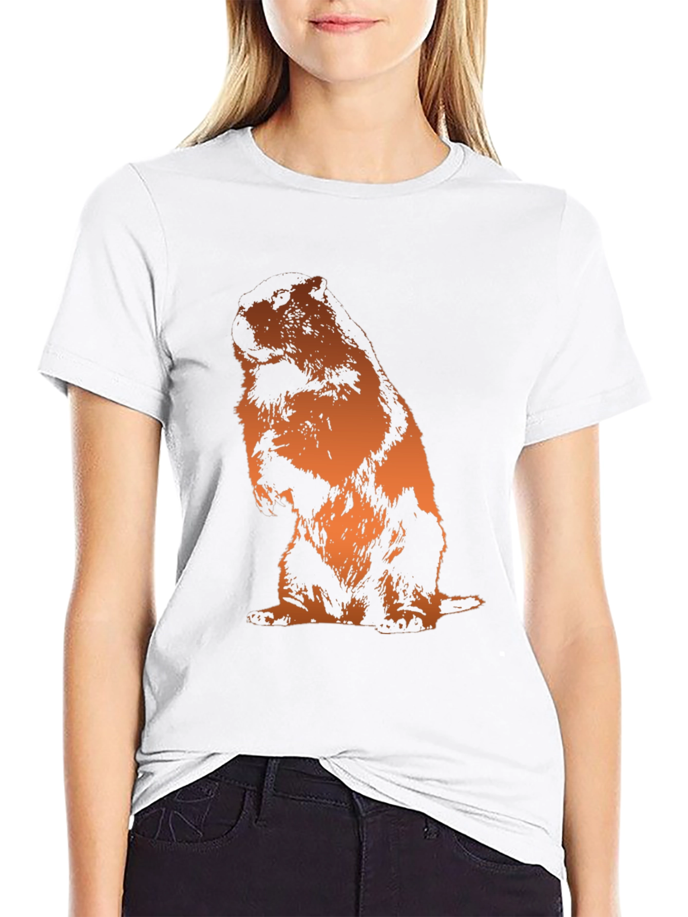 Groundhog T-Shirt - Mens Black Graphic Tee