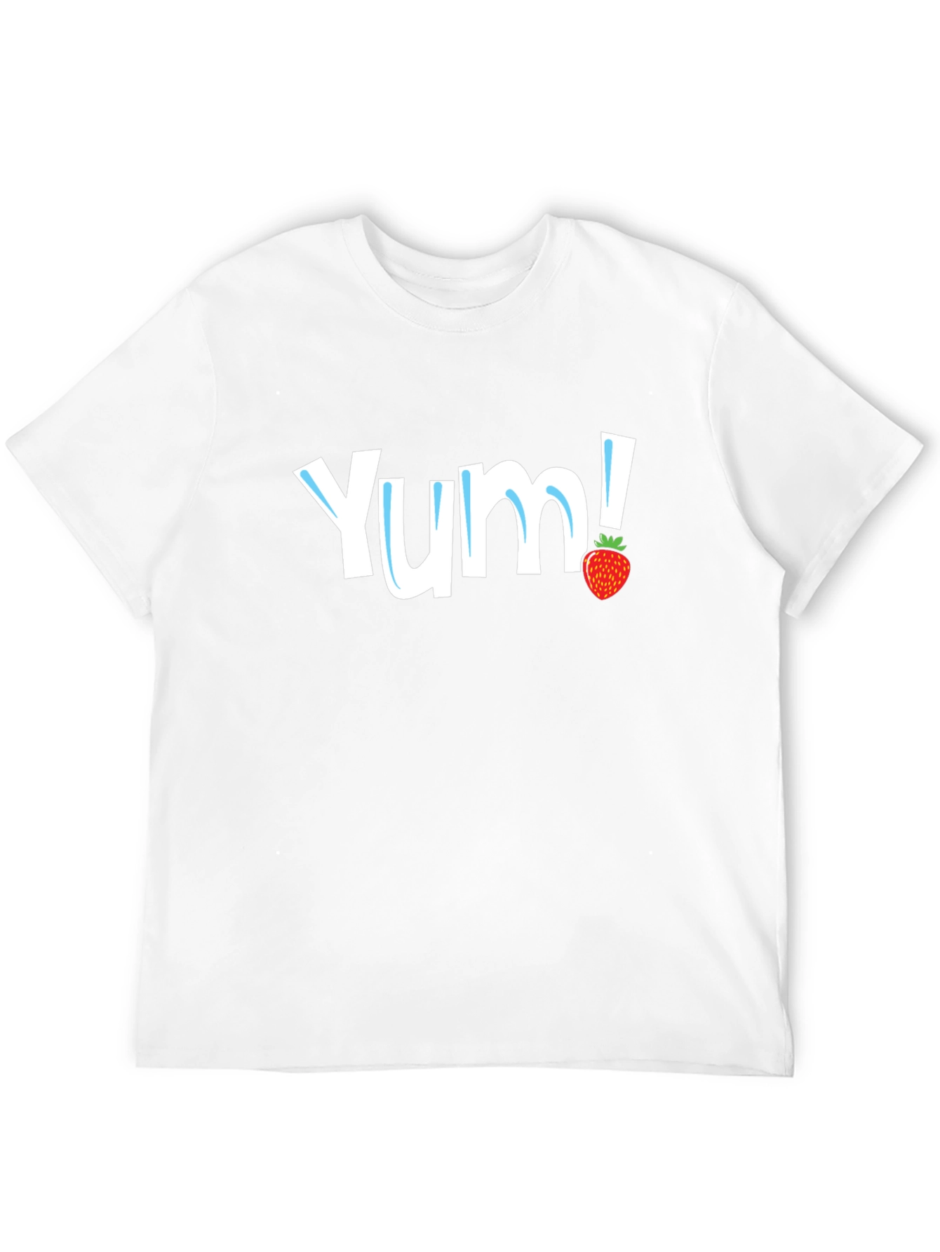 Yum! Strawberry Graphic Tee - Black
