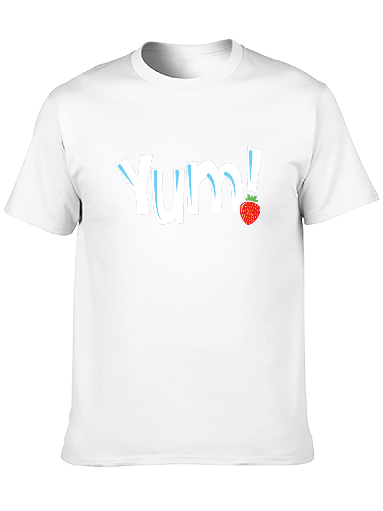 Yum! Strawberry Graphic Tee - Black