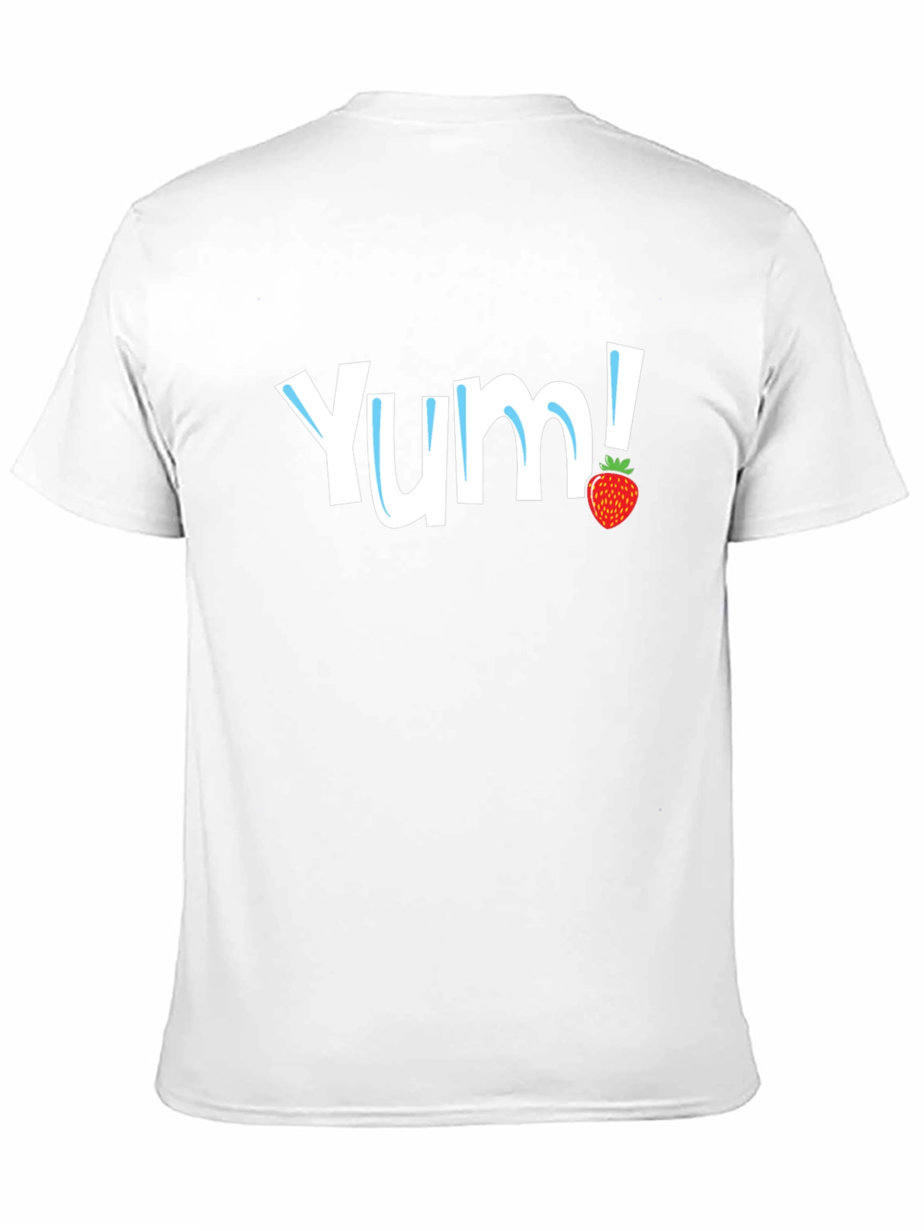 Yum! Strawberry Graphic Tee - Black