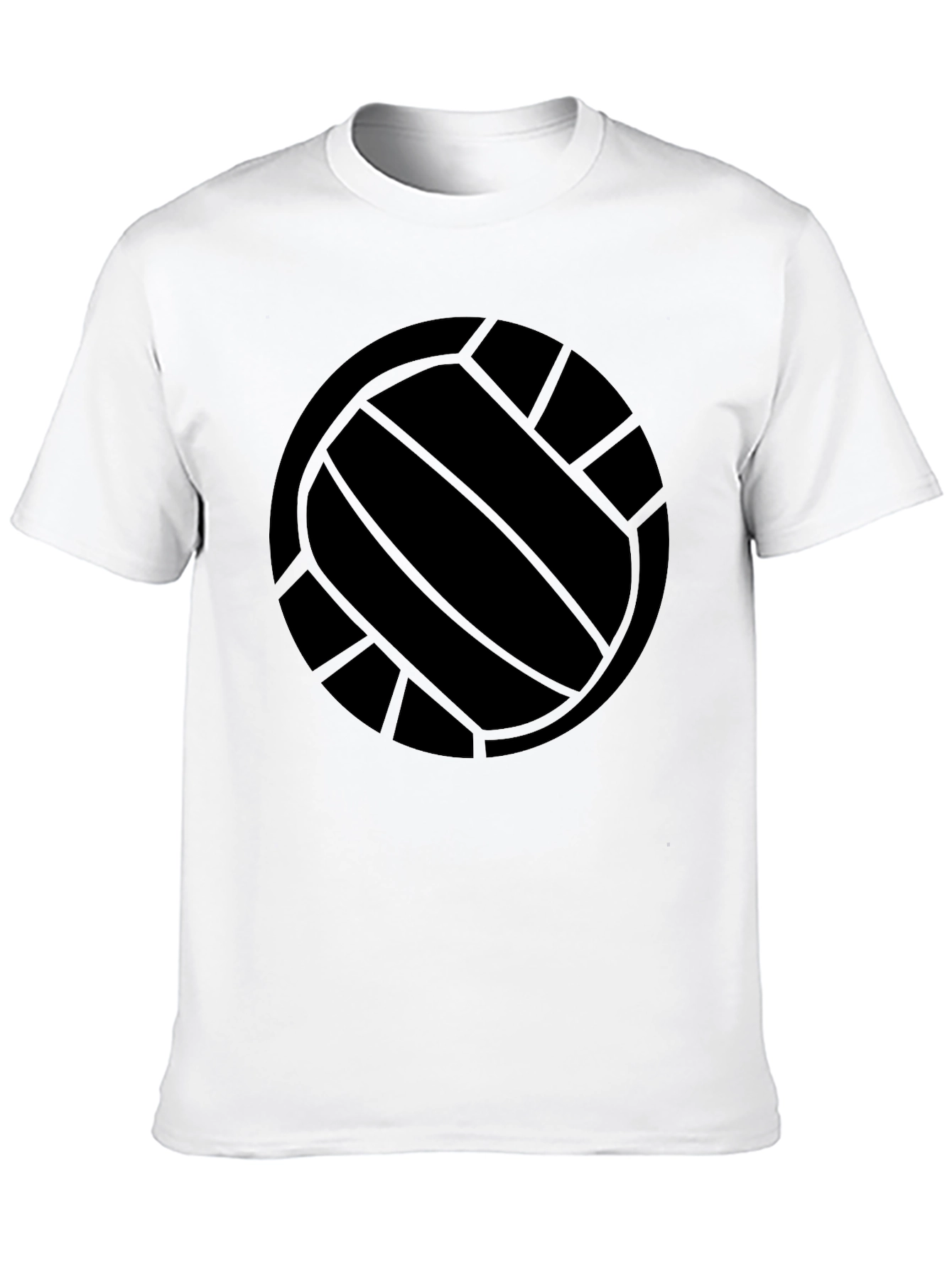 Black Volleyball Graphic T-Shirt