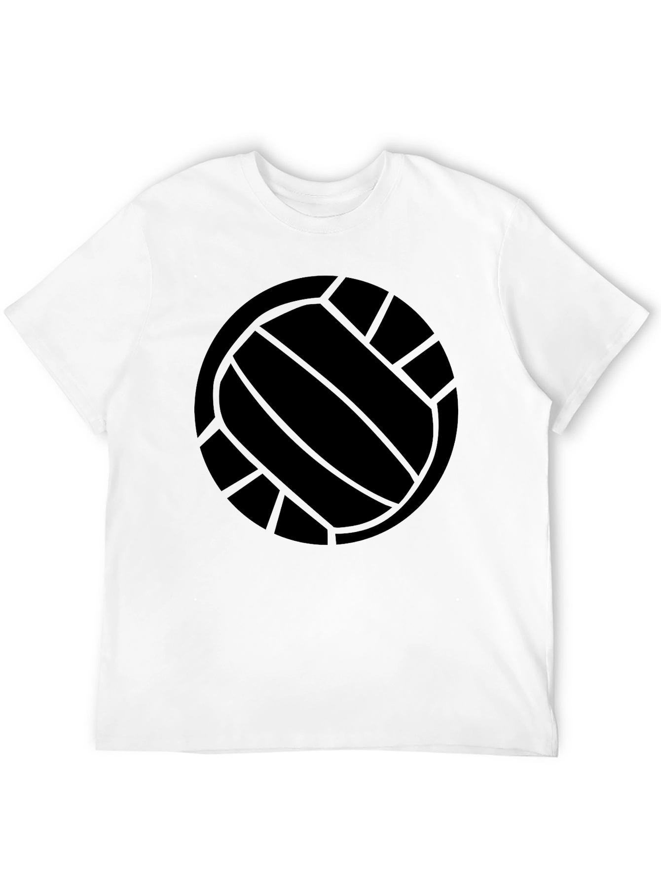 Black Volleyball Graphic T-Shirt