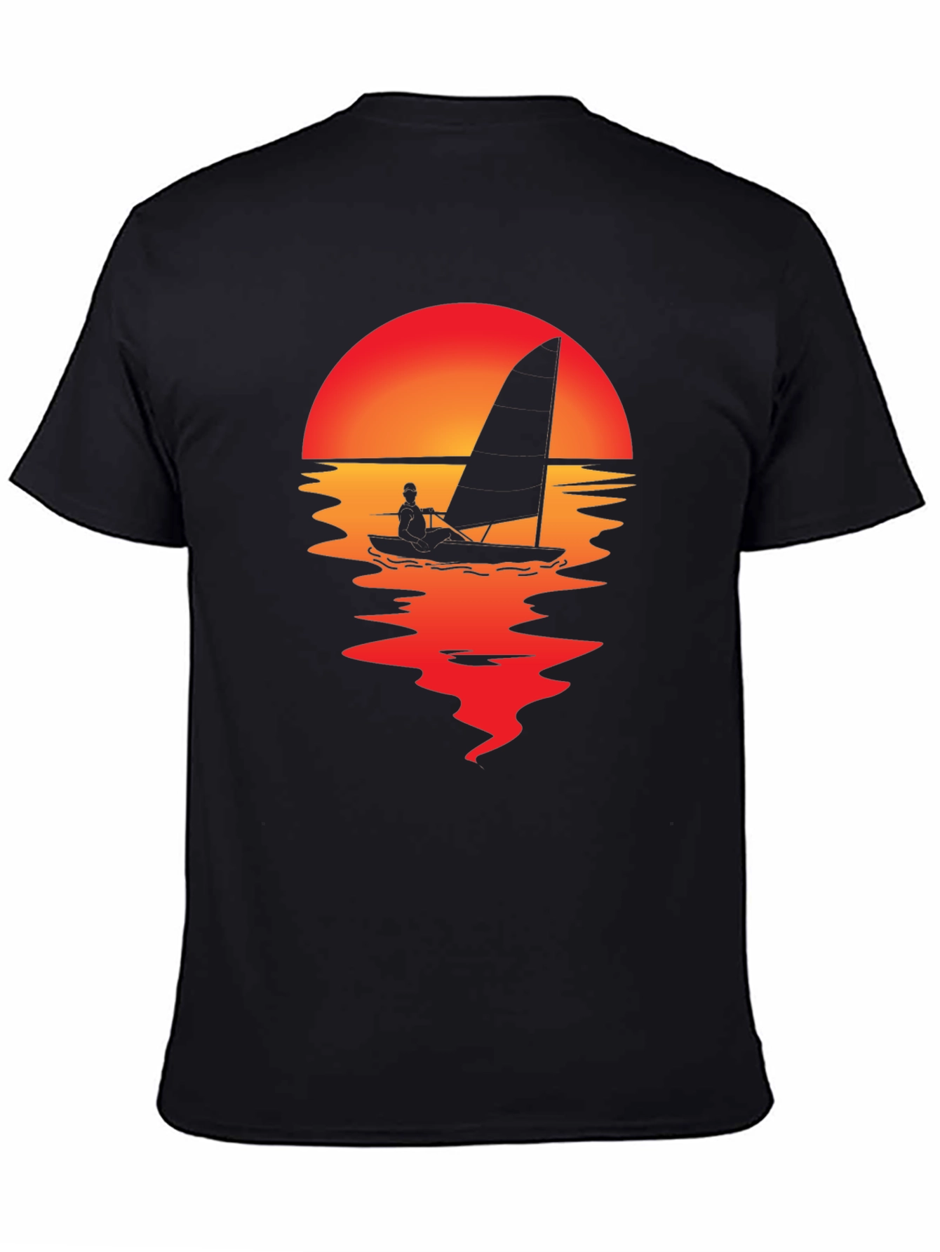 Sunset Sailboat Graphic Tee