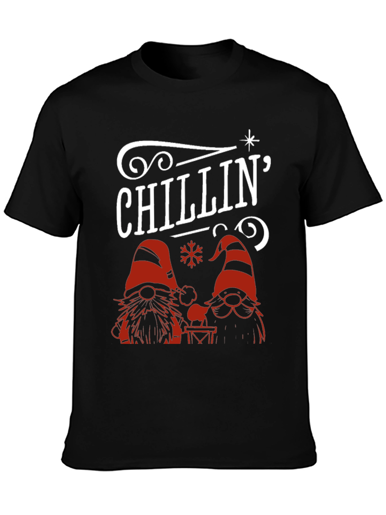 Chillin Christmas Gnomes Graphic Tee