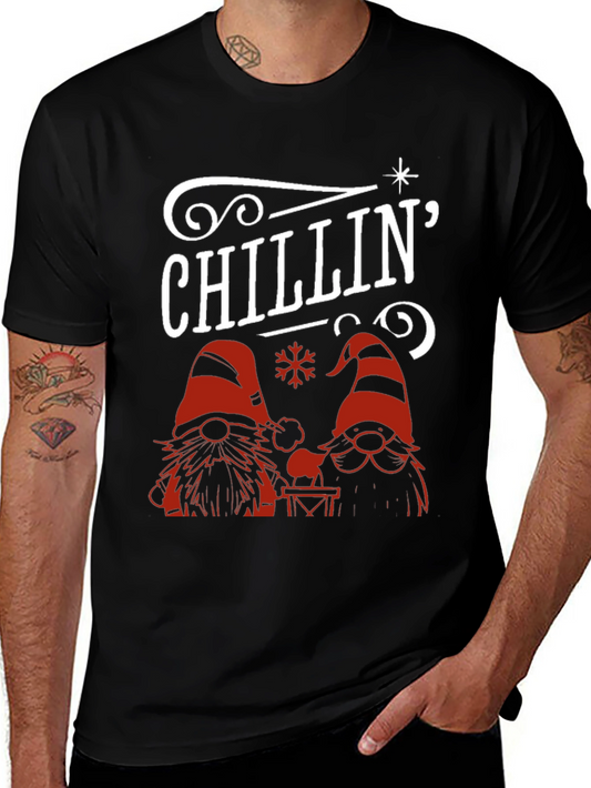 Chillin Christmas Gnomes Graphic Tee