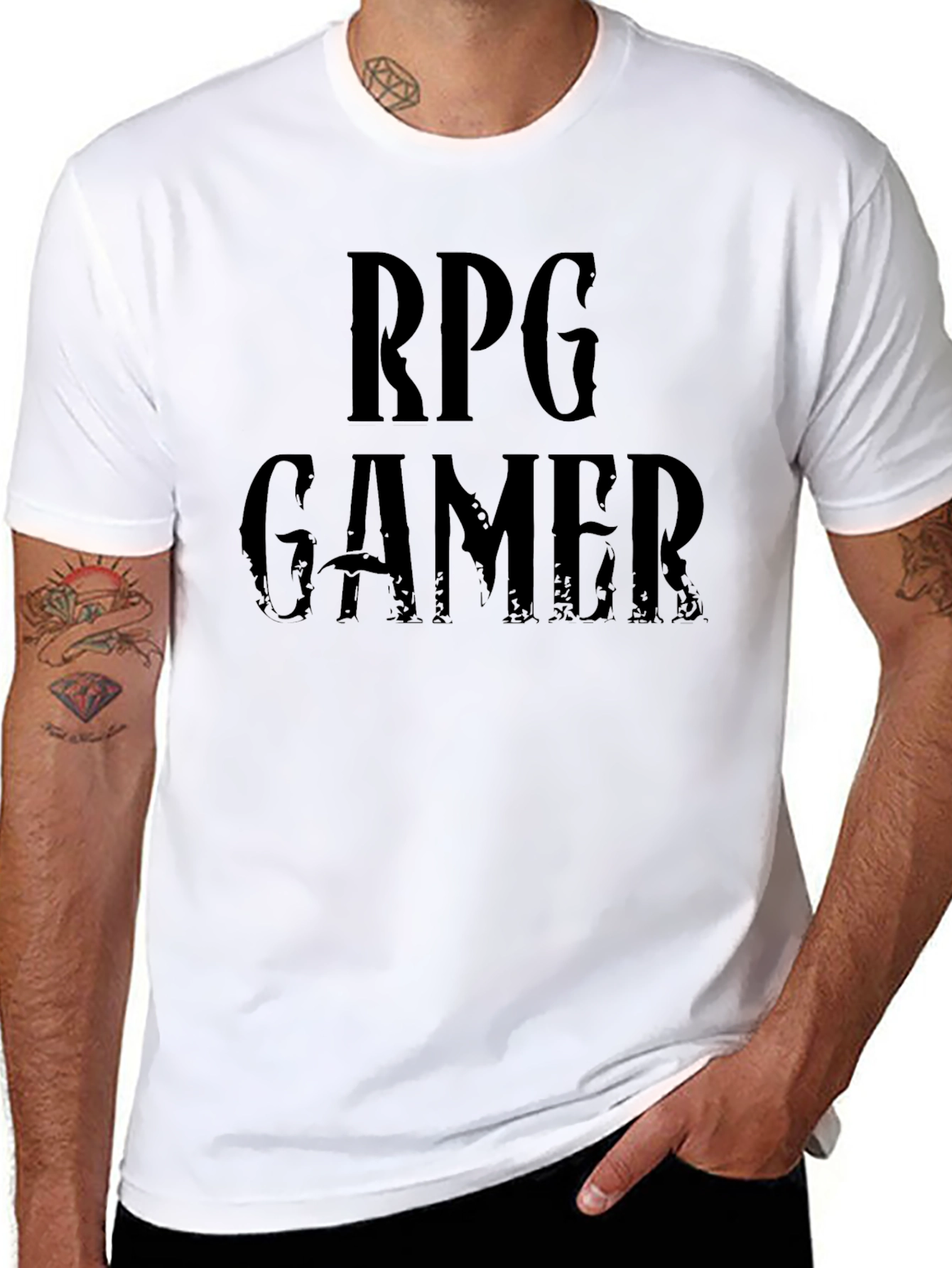 RPG Gamer Black T-Shirt