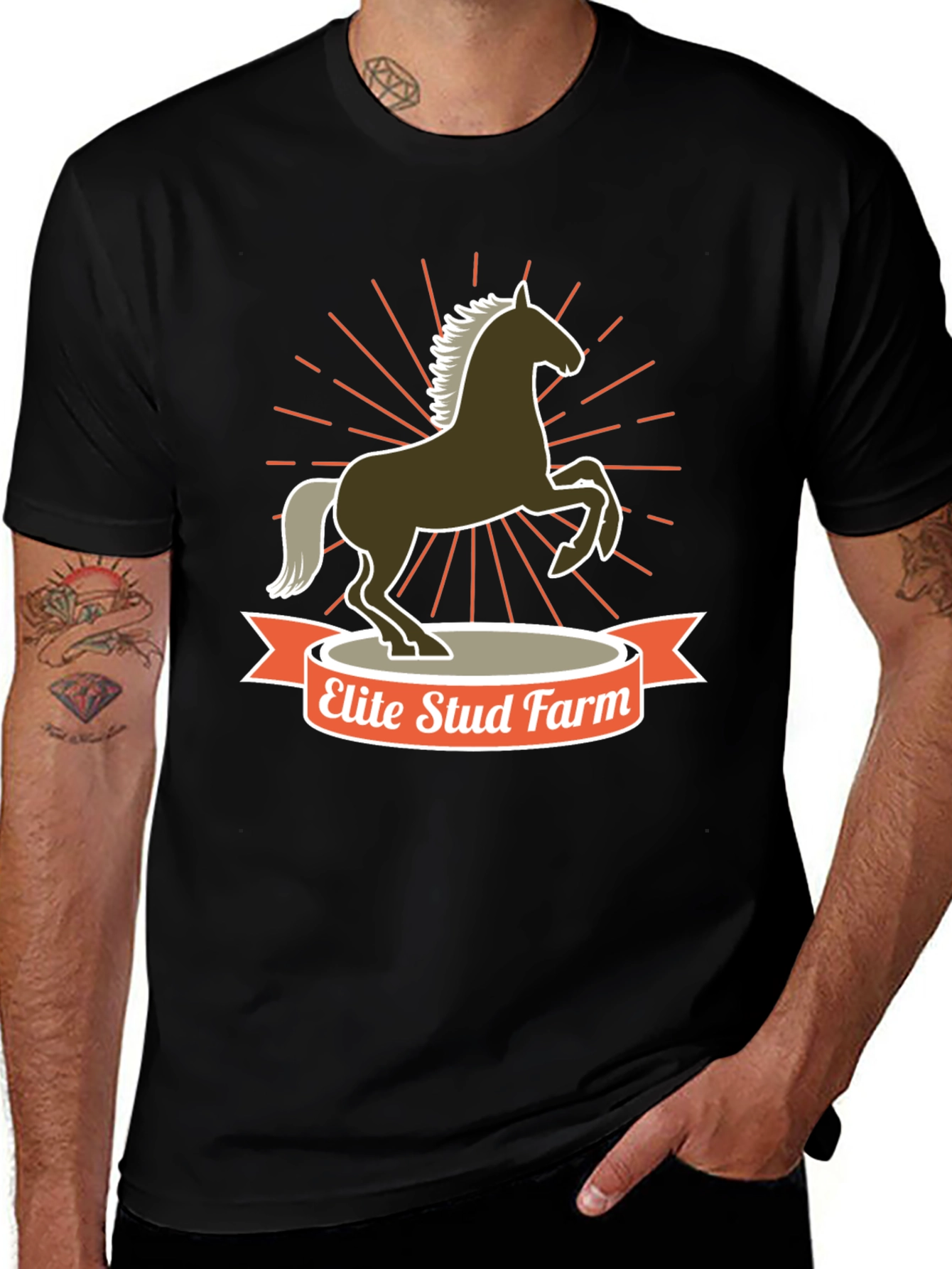 Elite Stud Farm Horse Graphic Tee