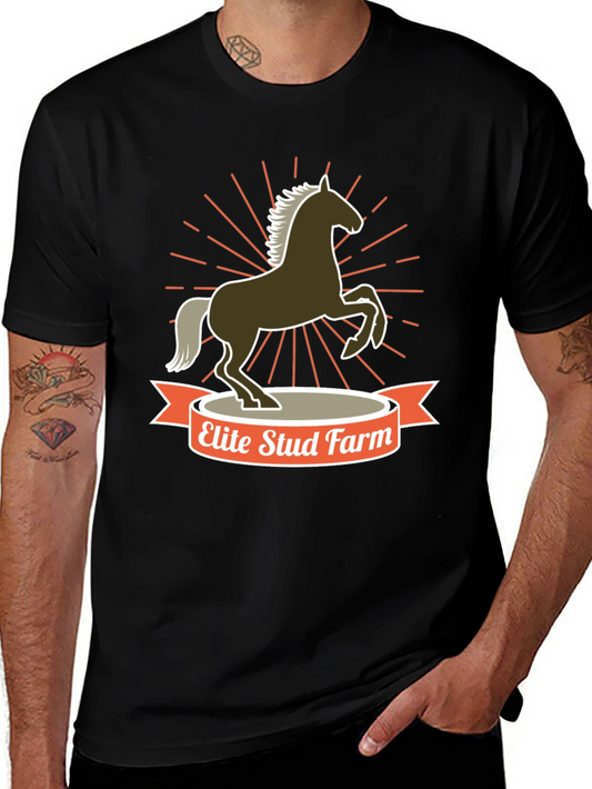 Elite Stud Farm Horse Graphic Tee
