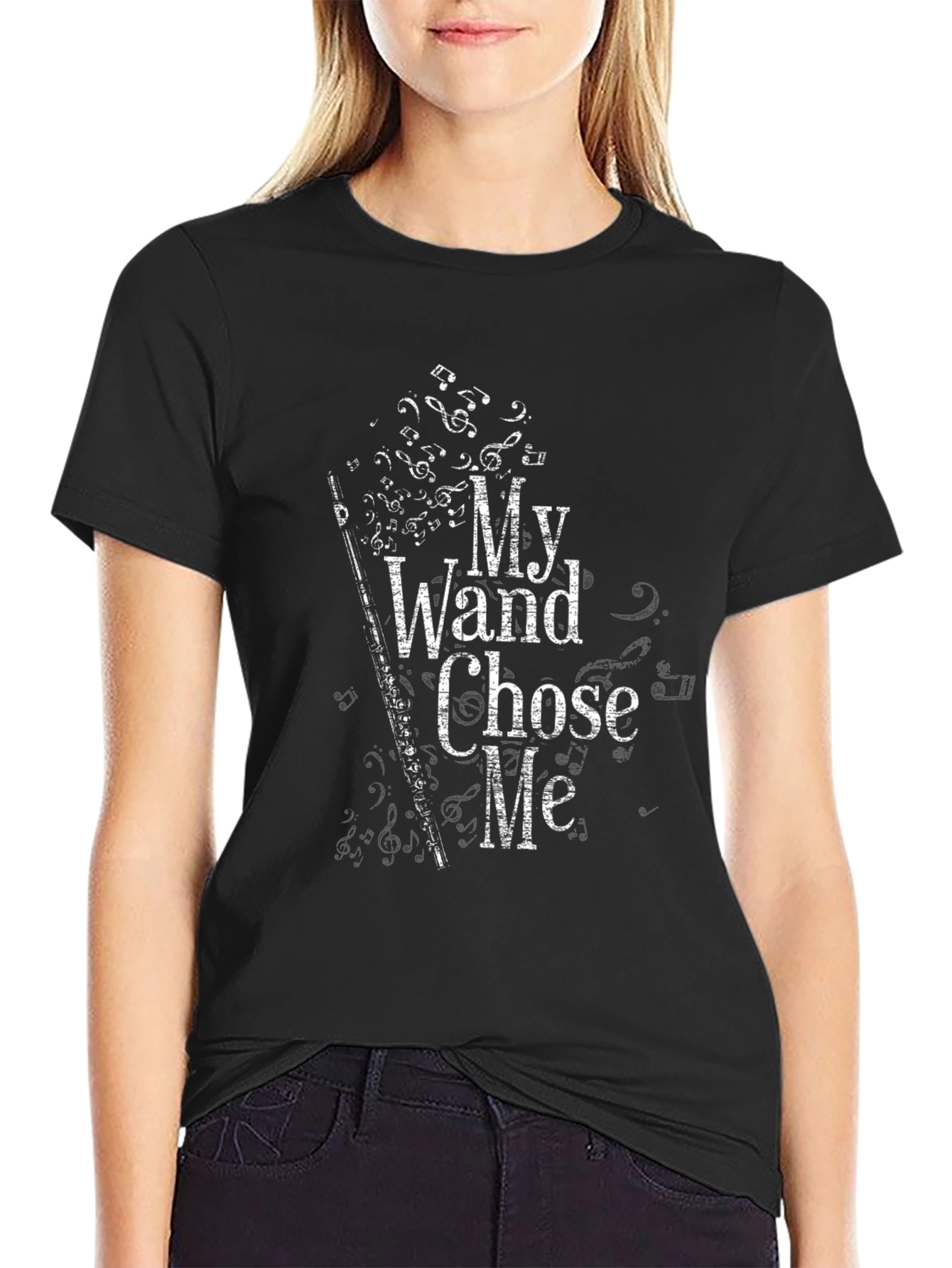 My Wand Chose Me Music T-Shirt