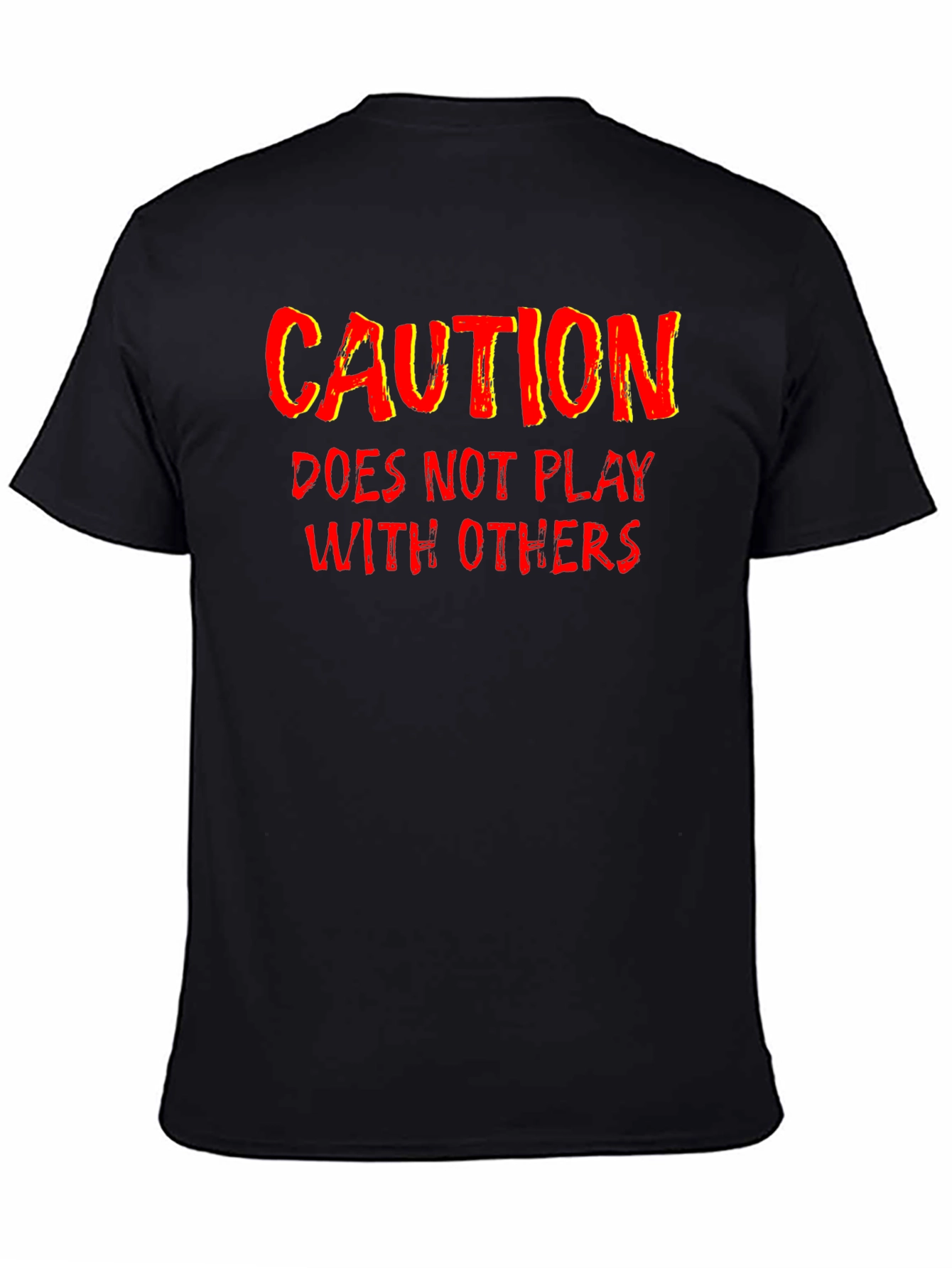 Caution Funny Graphic T-Shirt