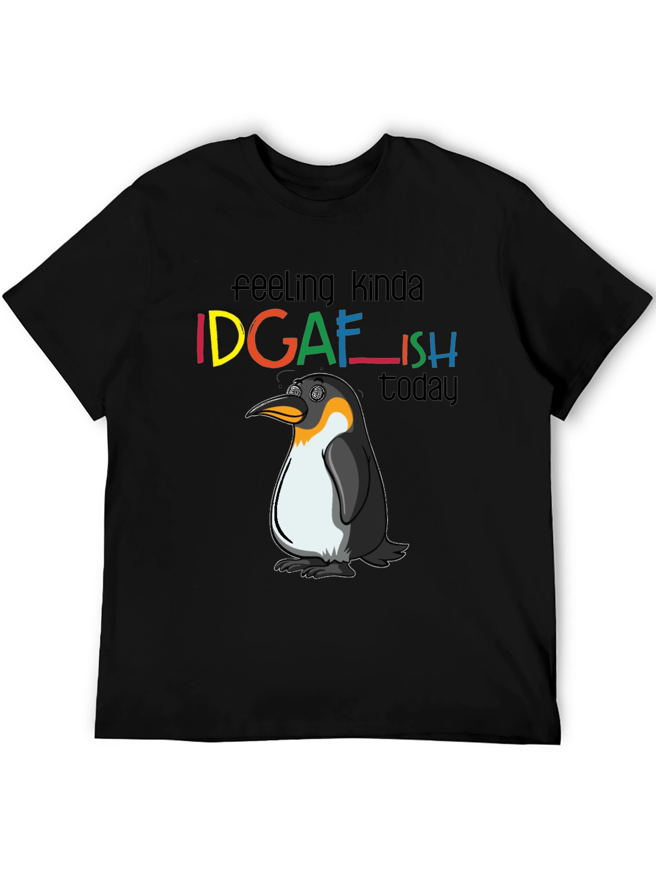 IDGAFish T-Shirt: Funny Penguin Graphic Tee
