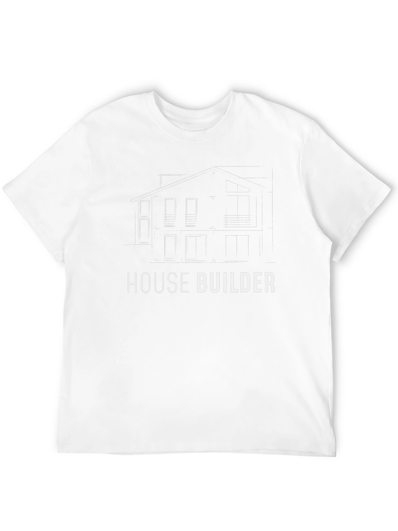 House Builder Black Graphic T-Shirt