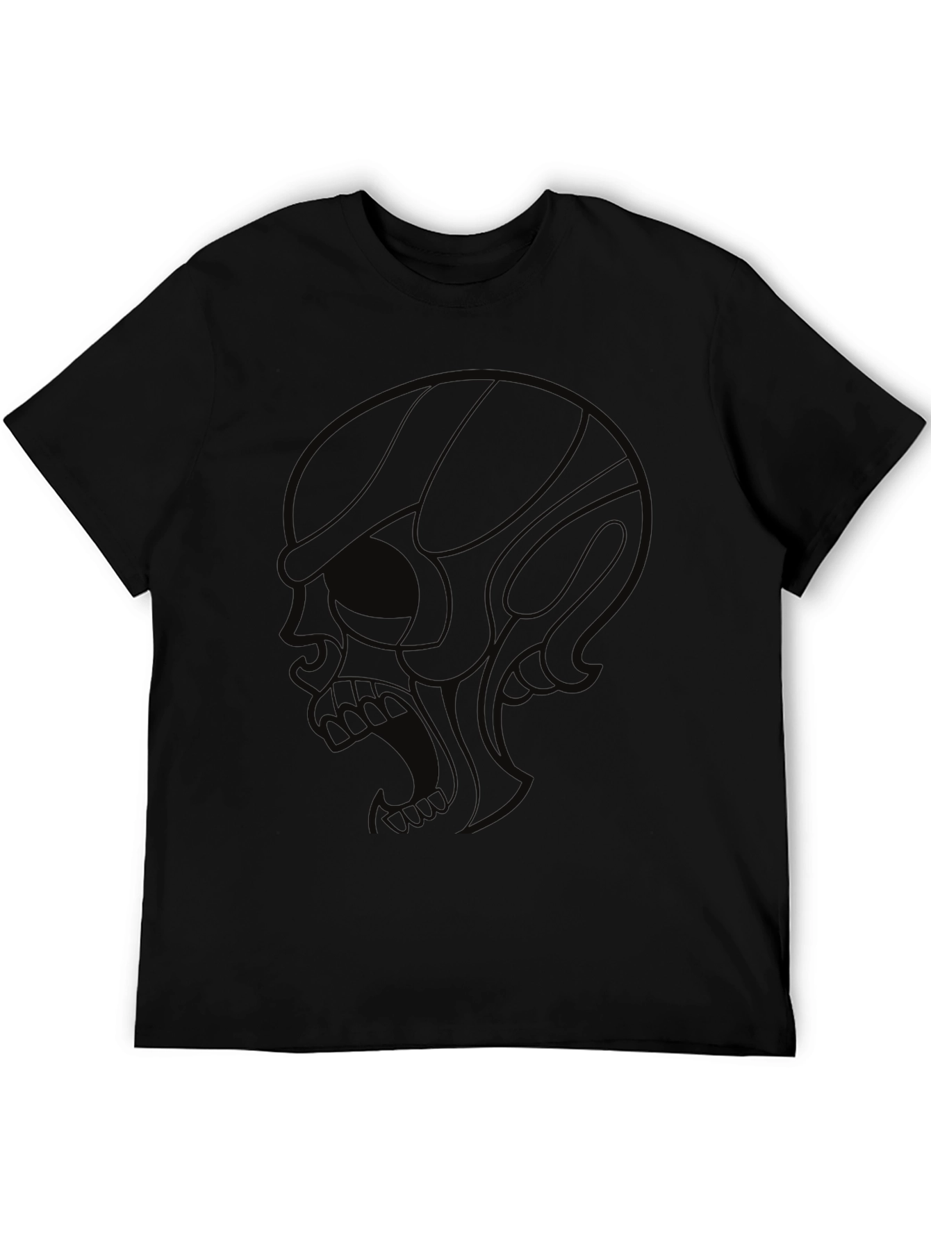 Skull Graphic Mens Black T-Shirt