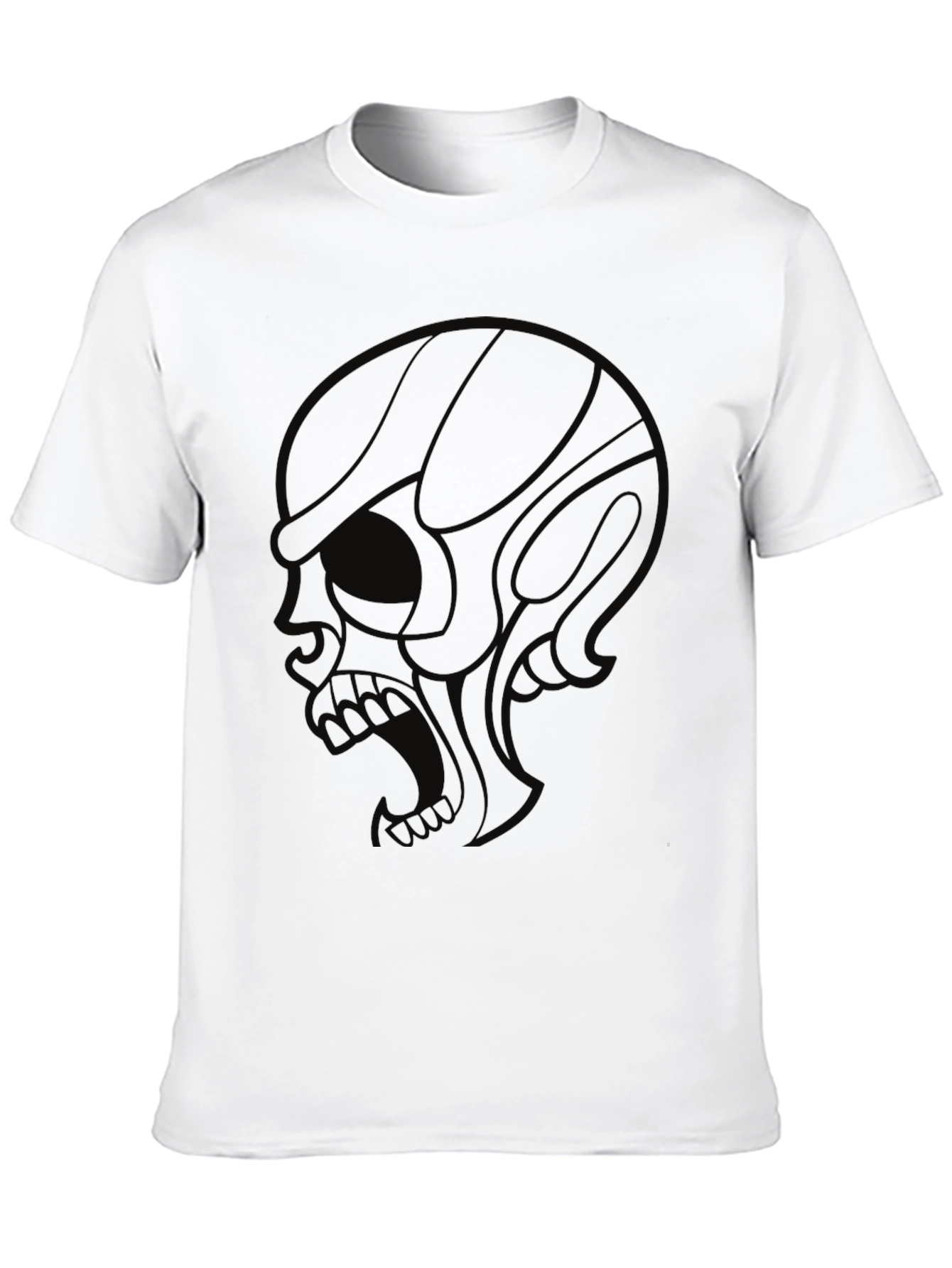 Skull Graphic Mens Black T-Shirt