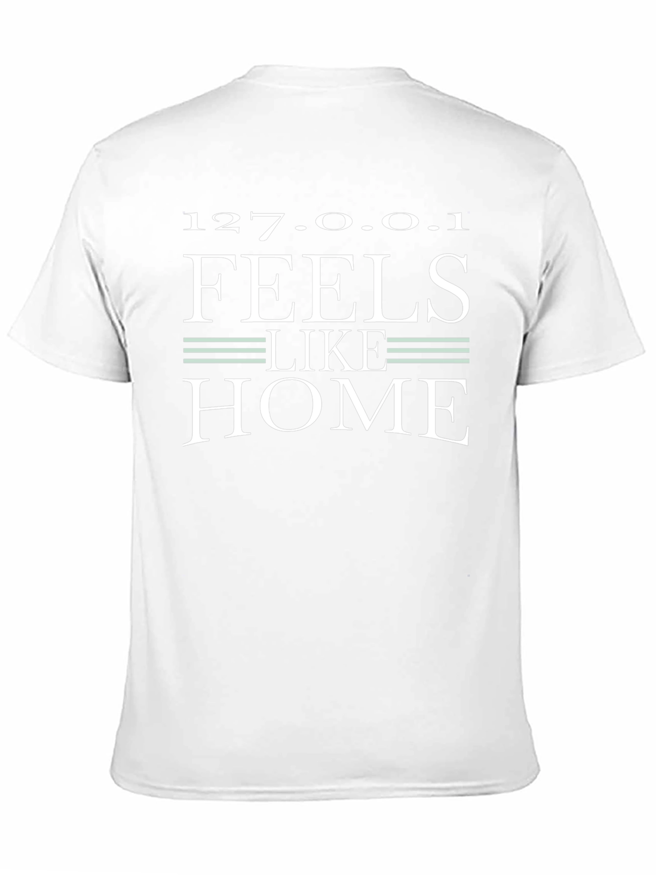 127.0.0.1 Feels Like Home Black T-Shirt