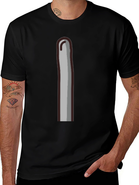 Funny Crochet Hook Graphic T-Shirt - Unique Design