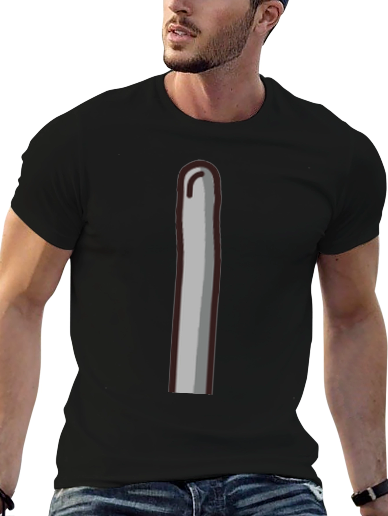 Funny Crochet Hook Graphic T-Shirt - Unique Design