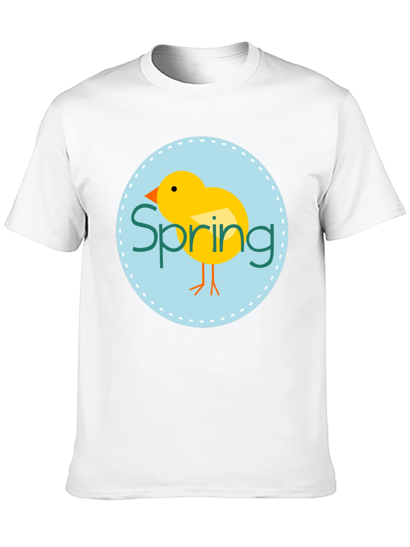 Spring Chick Graphic Tee - Unisex Black T-Shirt