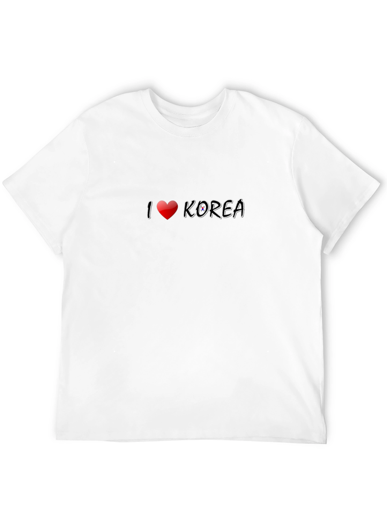 I Love Korea T-Shirt - Black Graphic Tee