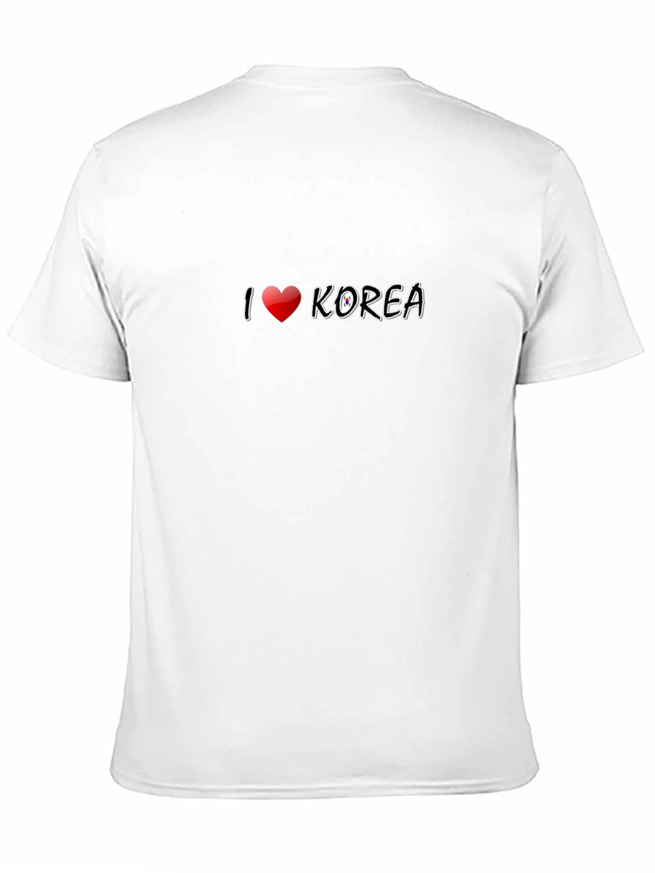 I Love Korea T-Shirt - Black Graphic Tee