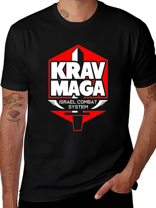 Krav Maga Israel Combat System Black T-Shirt
