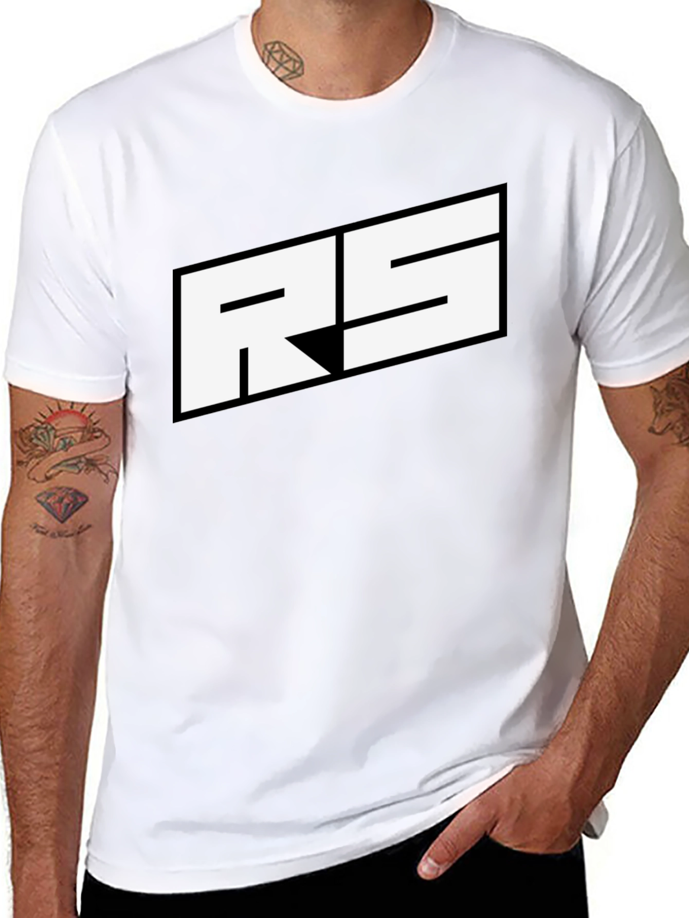 RS Logo Black T-Shirt
