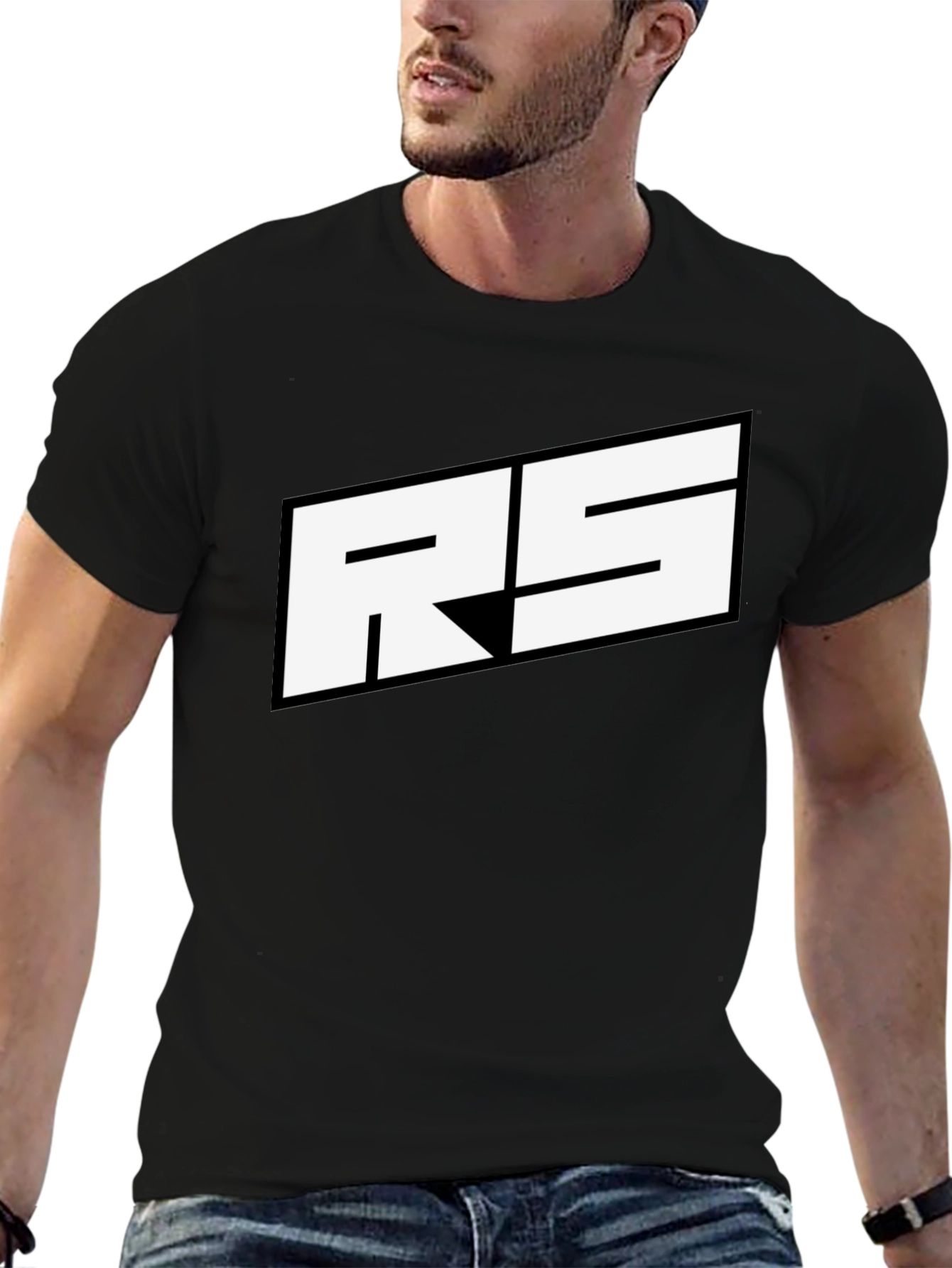 RS Logo Black T-Shirt